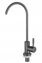 Кран для питної води MIXXUS MONO-07.SUS FILTER GRAPHITE з нерж. сталі SUS304 (Колір графіт) (MI6562)