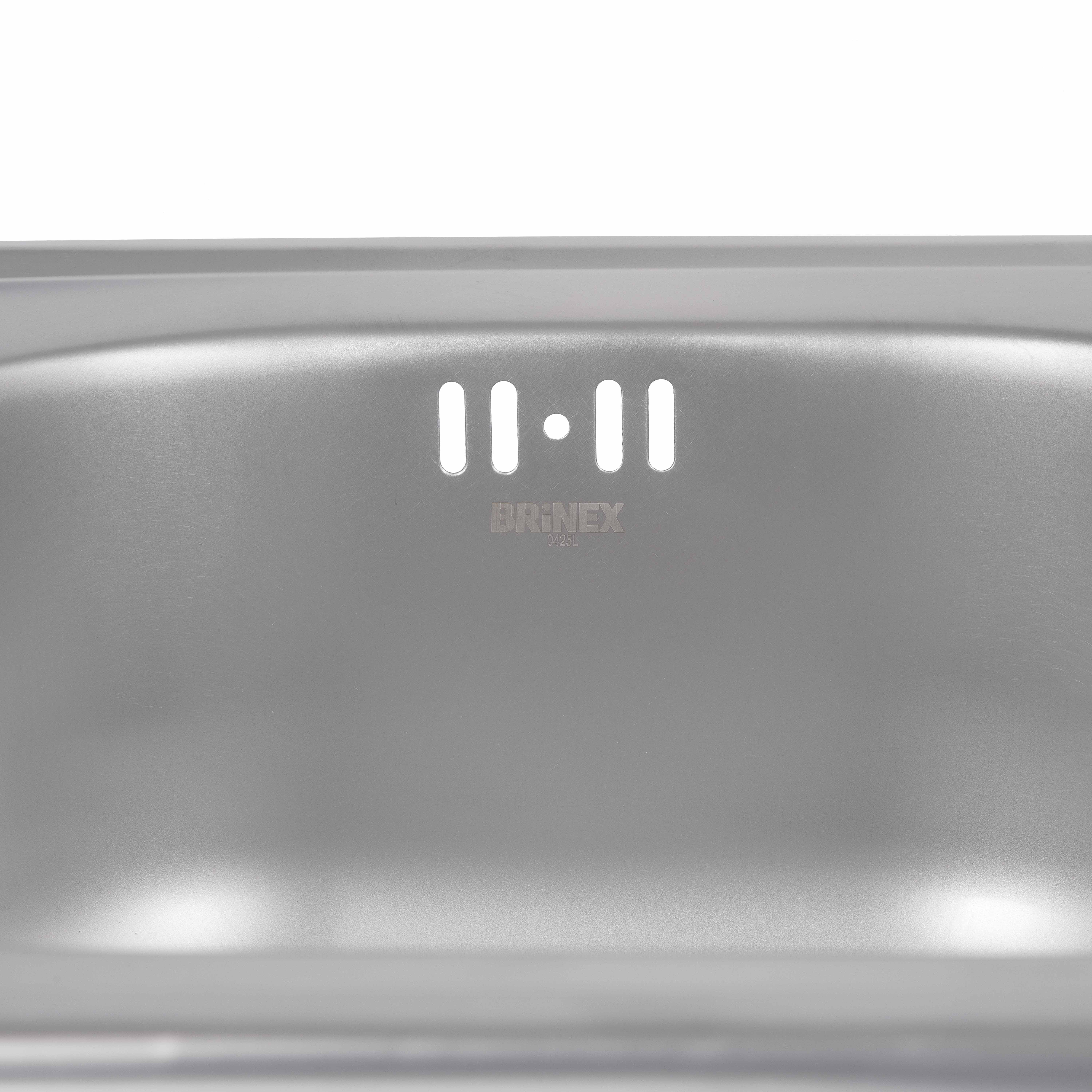 Кухонна мийка Brinex 3838 0,6 мм Satin (BRIN3835SAT06)