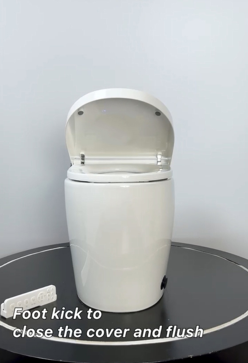 Унітаз-біде підлоговий з електронним управлінням KOER TB-0201 SMART 675x400x450mm із вбудованим бачком (KR6071)