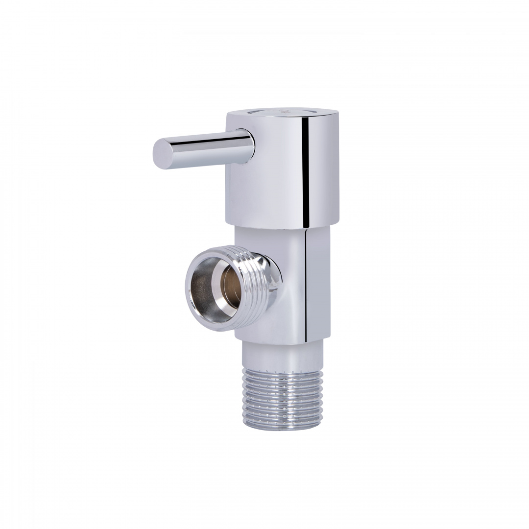 Кран кутовий Thermo Alliance Standart (ручка паличка) з керам.буксою 1/2"З х 1/2"З SF343W1515