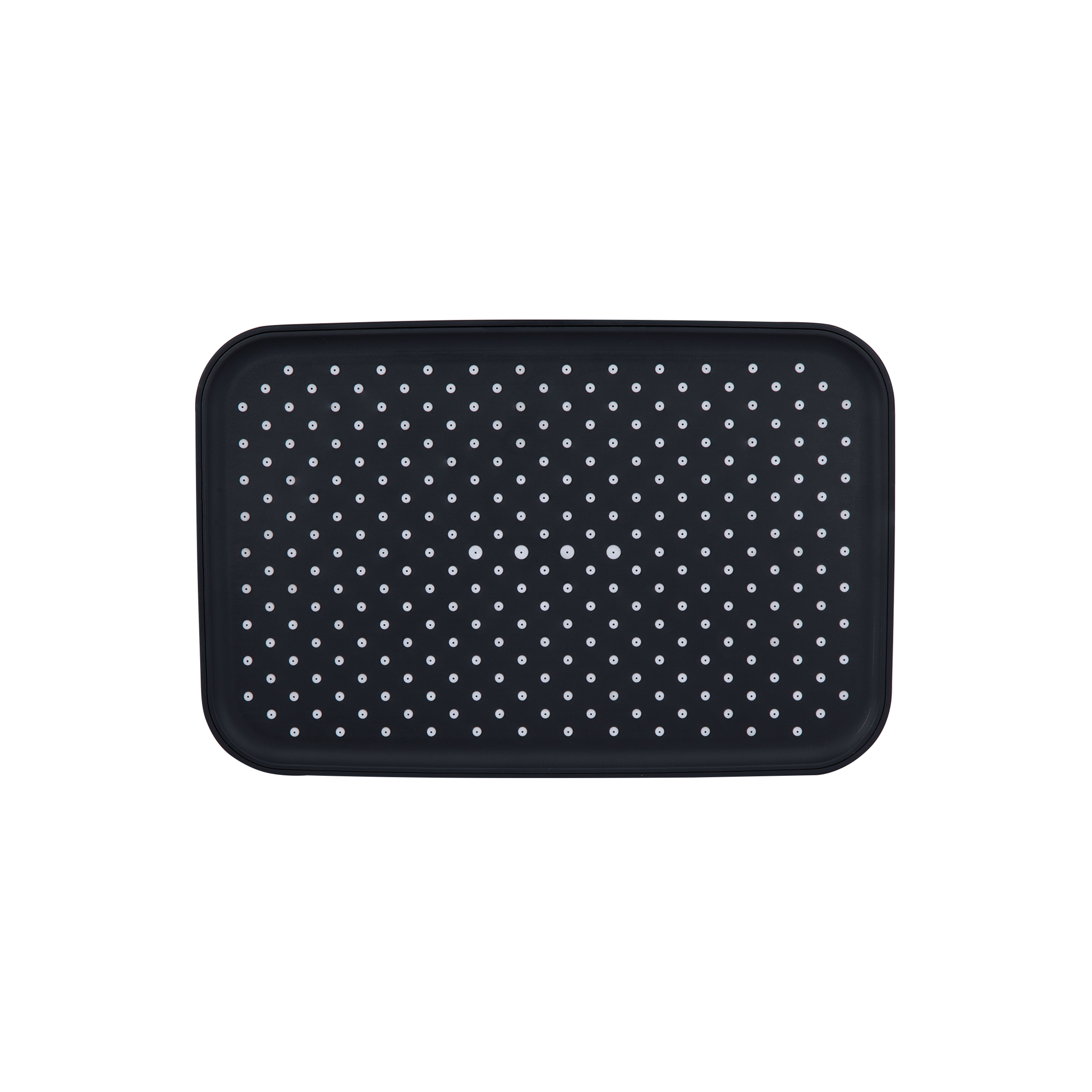 Лійка для верхнього душу Qtap Hlavova 300x200 мм прямокутна QTHLA107BLM45783 Black Matt