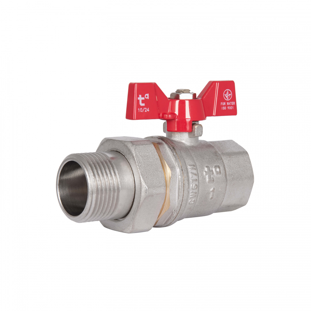 Кран кульовий "Американка" Thermo Alliance Standart 1" ВЗ прямий SD220W25