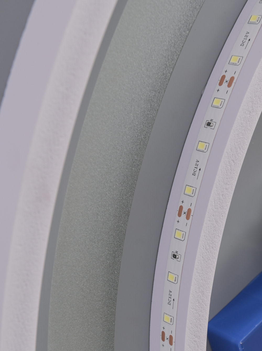 Дзеркало MIXXUS PLAIN MC02-80-CASE з LED Touch, Anti-fog, димером, рег. яскравості, годинником (MI7158)