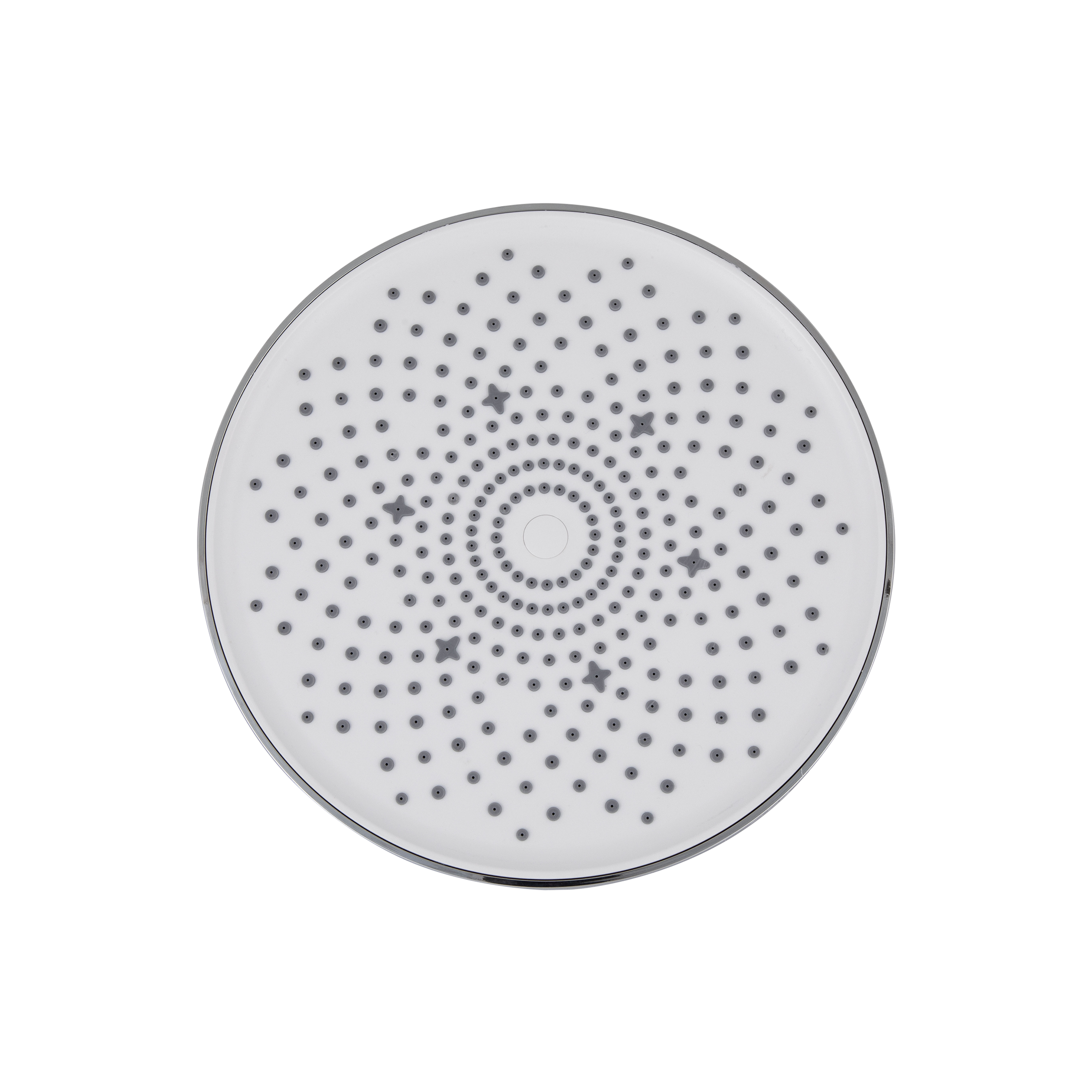 Лійка для верхнього душу Qtap Hlavova D 230 мм округла QTHLA107CRM45787 Chrome/White