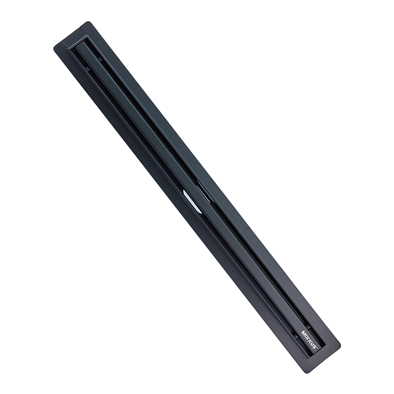 Душовий трап MIXXUS DRAIN-05-50-SLIM BLACK з нерж. сталі SUS304 30x500мм (Колір чорний) (MI6168)