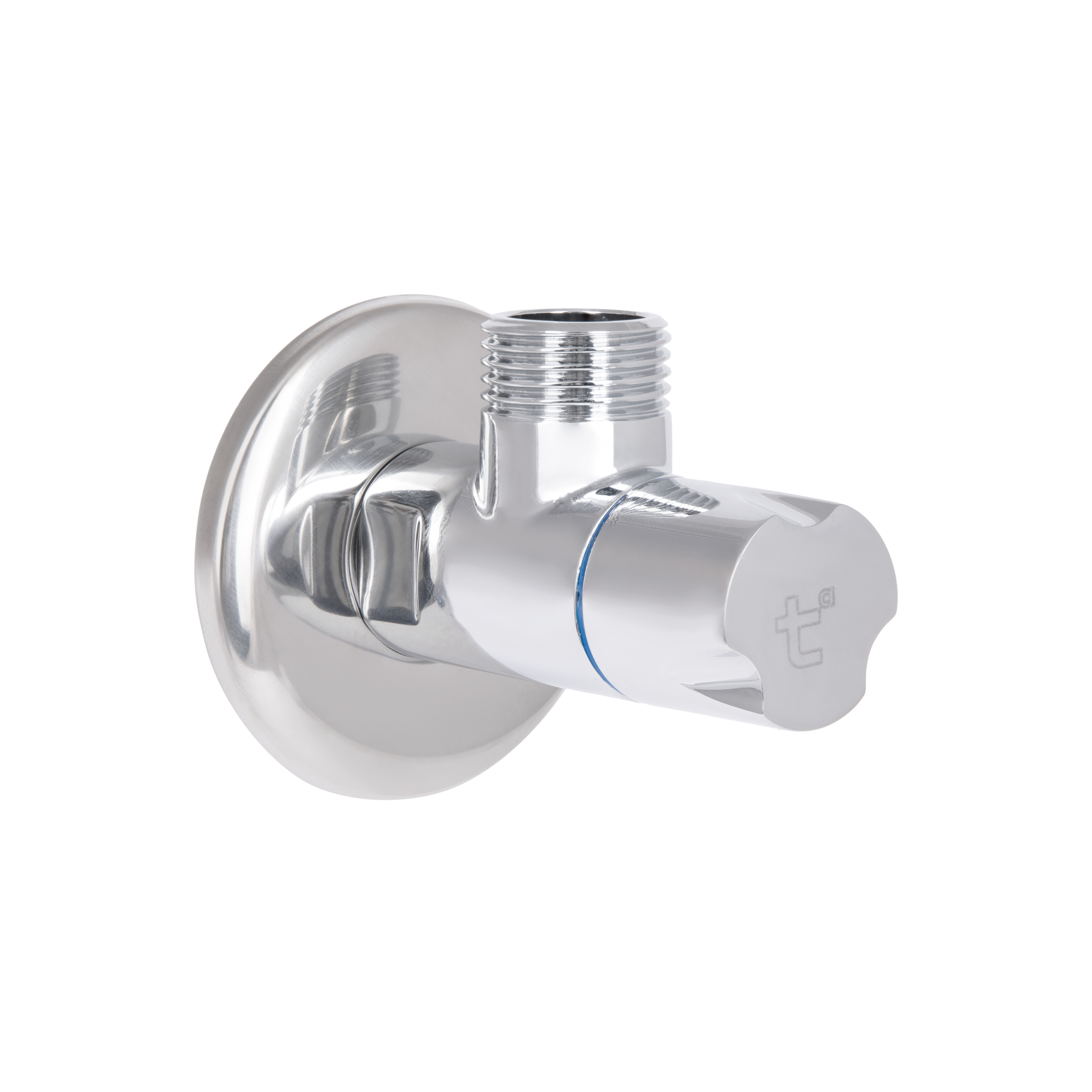 Кран кутовий Thermo Alliance Standart (ручка кругла) з керам.буксою 1/2"З х 1/2"З SF342W1515