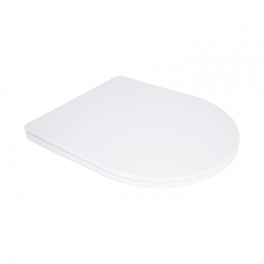 Qtap Сидіння для унітаза (Jay 640, Swan 640) 422x360x30 мм, White, з мікроліфтом, Slim Duroplast, Quick Release QTSC179W48699