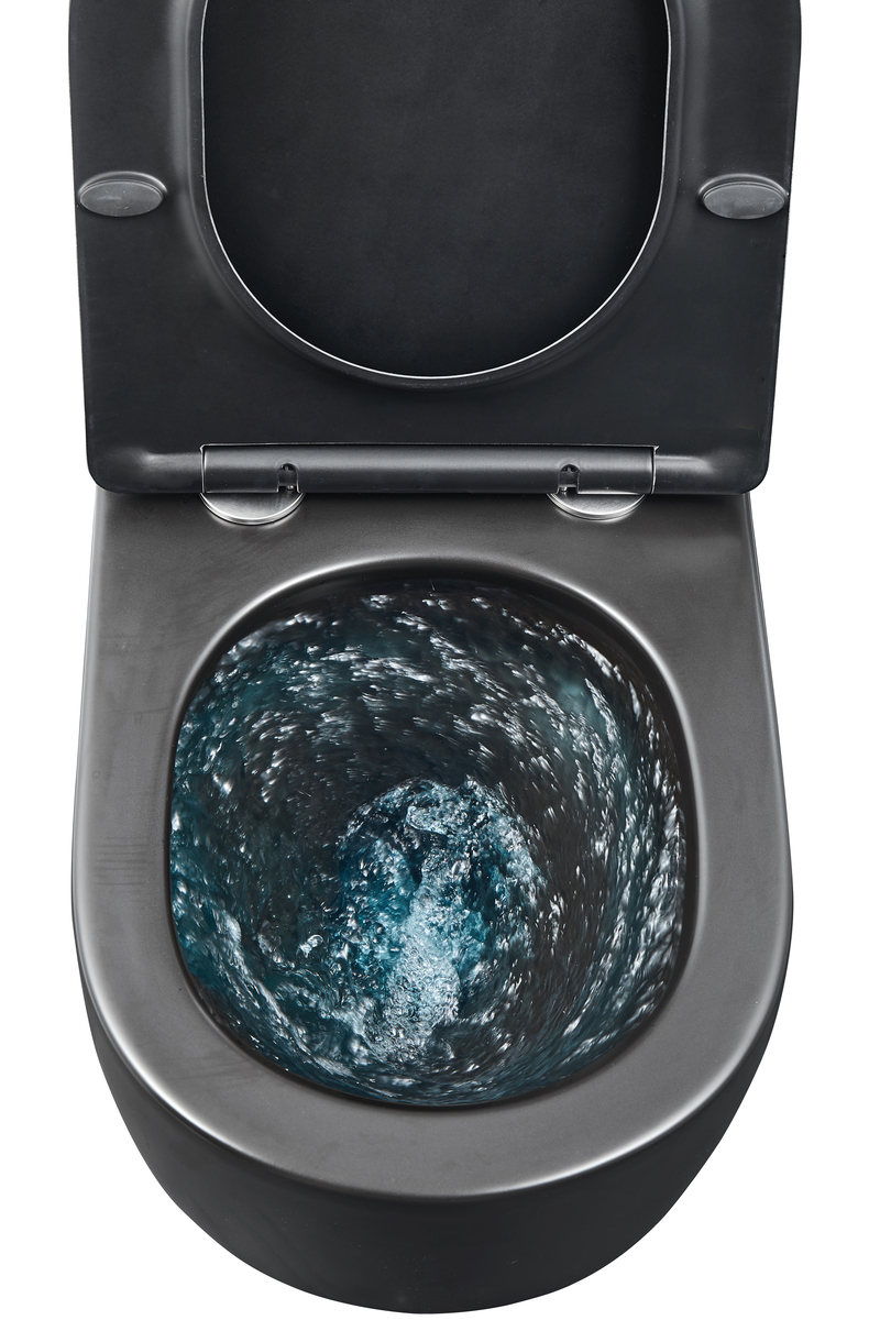 Унітаз підвісний MIXXUS PREMIUM ELLIPSE-0303-T3 BLACK 520х365х360mm система змиву TORNADO 3.0 (MP6591)