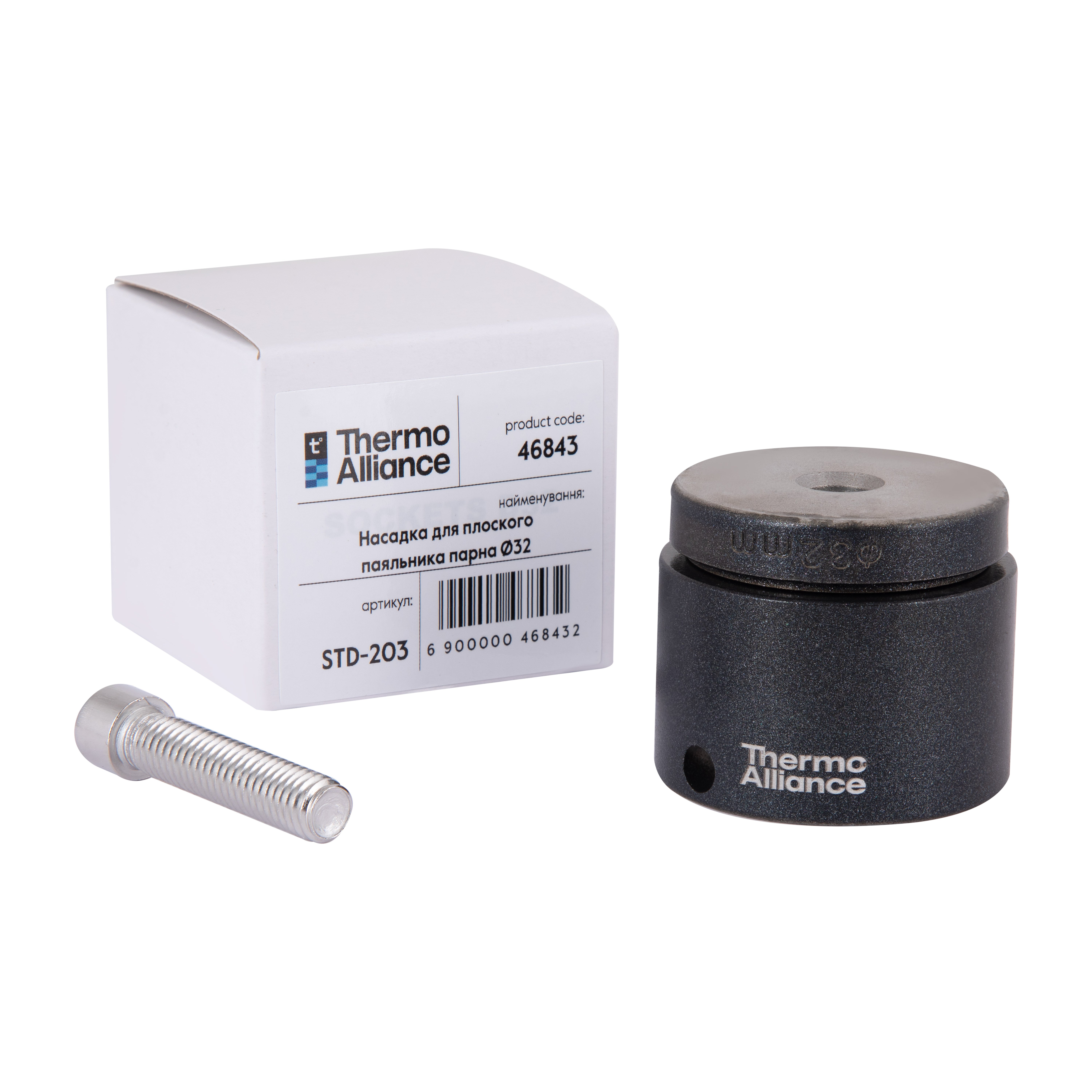 Насадка для плоского паяльника парна Ø32 Thermo Alliance