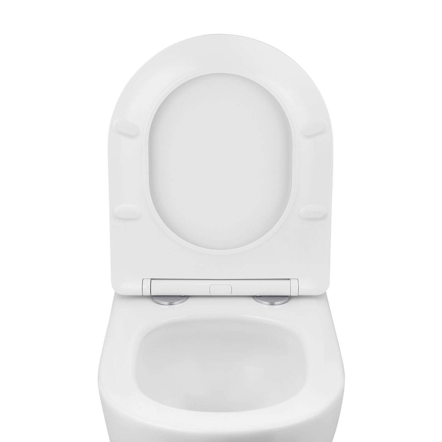 Унітаз підвісний Kroner Harz WHI483632 TORNADO безобідковий з сидінням