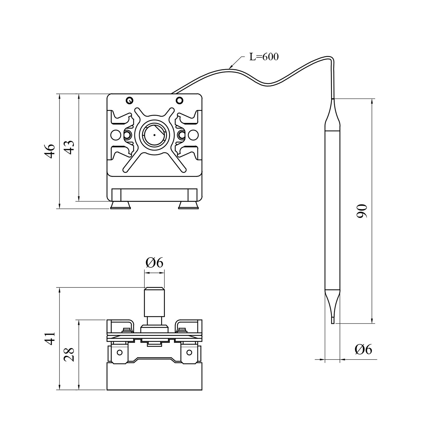 Термостат для бойлера Kroner 0227