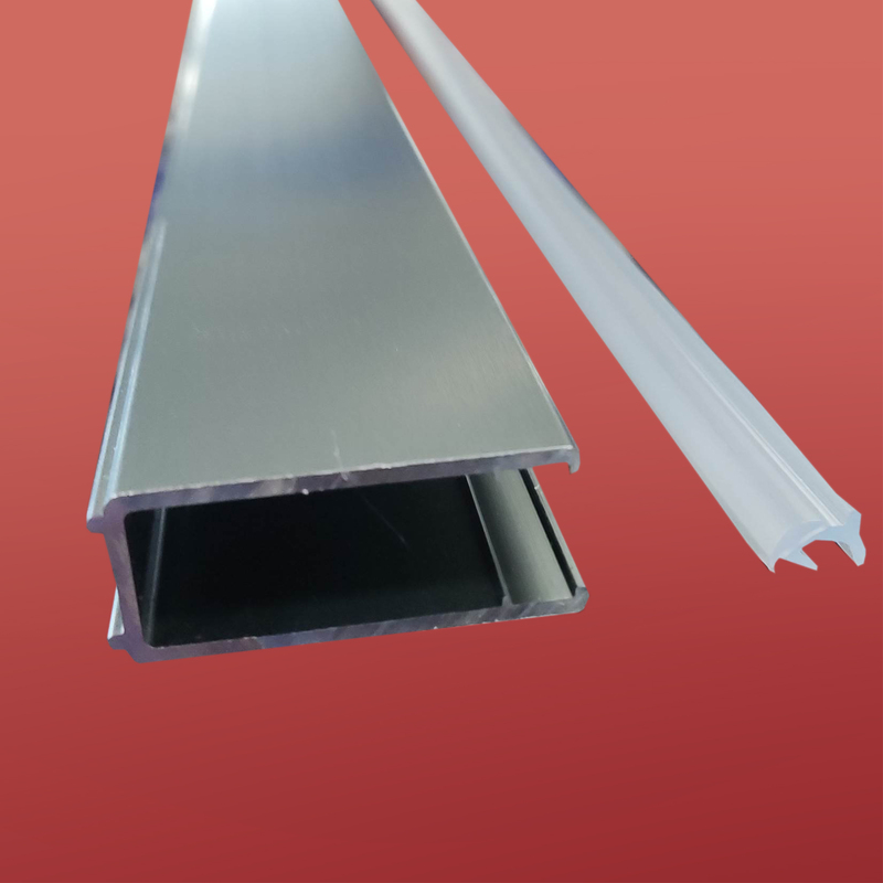 Двері у нішу розсувні KOER SR SD01-120x200-TR-07 прозоре скло EASY CLEAN 8мм графіт (KR5378)