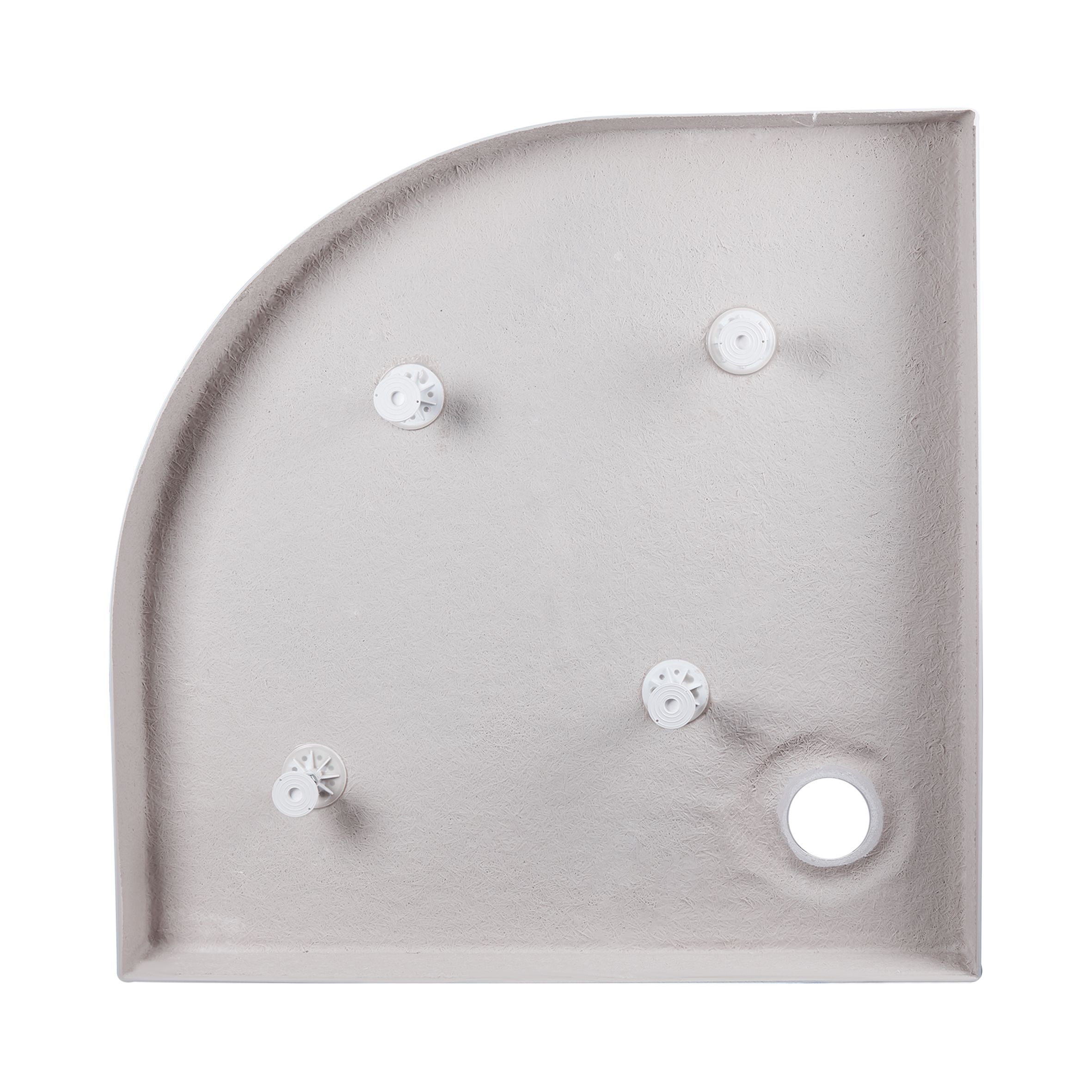 Душевой поддон Qtap Robin 309912W 90x90x12 см + сифон