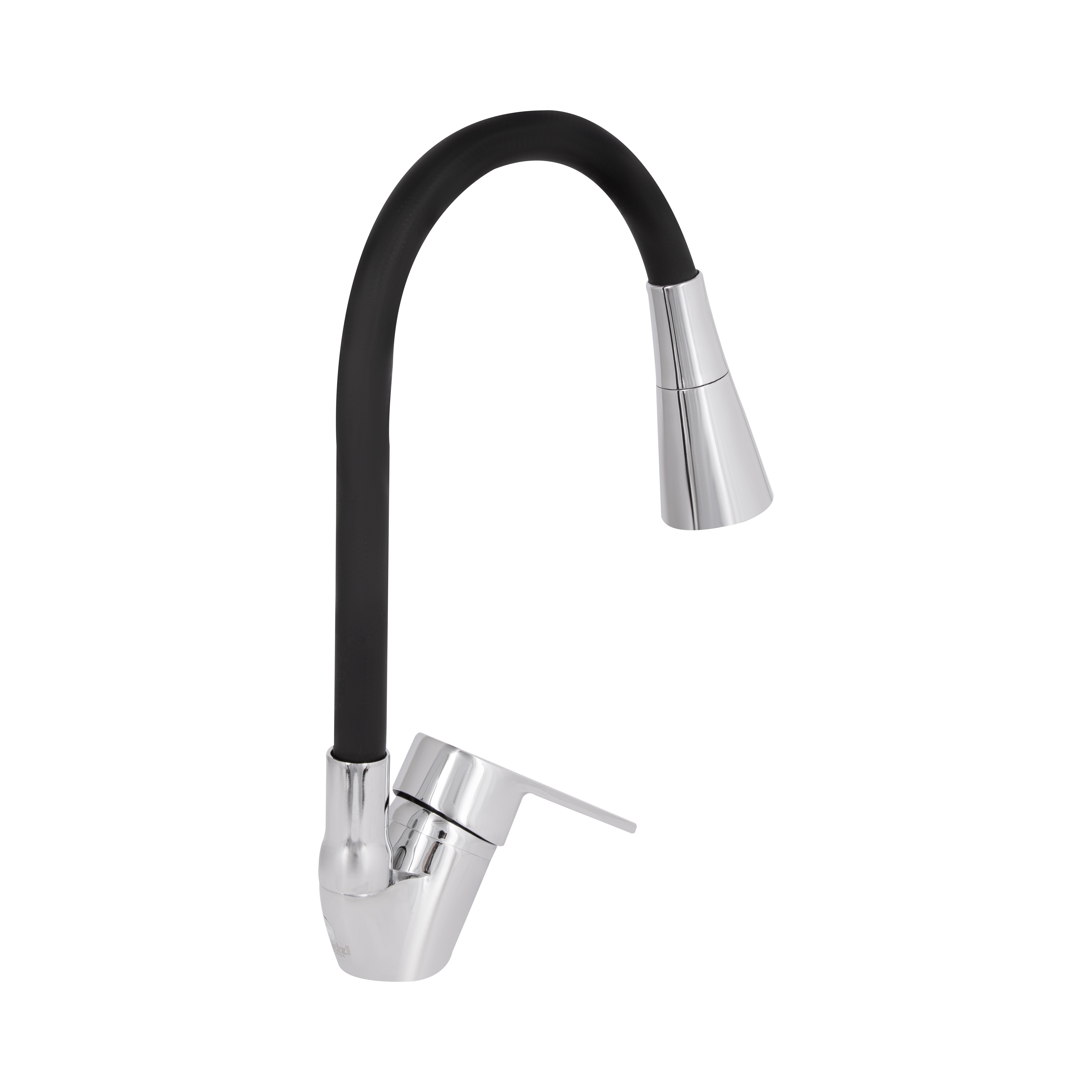 Змішувач для кухні Lidz Tani 008F3 з гнучким виливом (k40) LDTAN008F3BCR39484 Chrome/Black