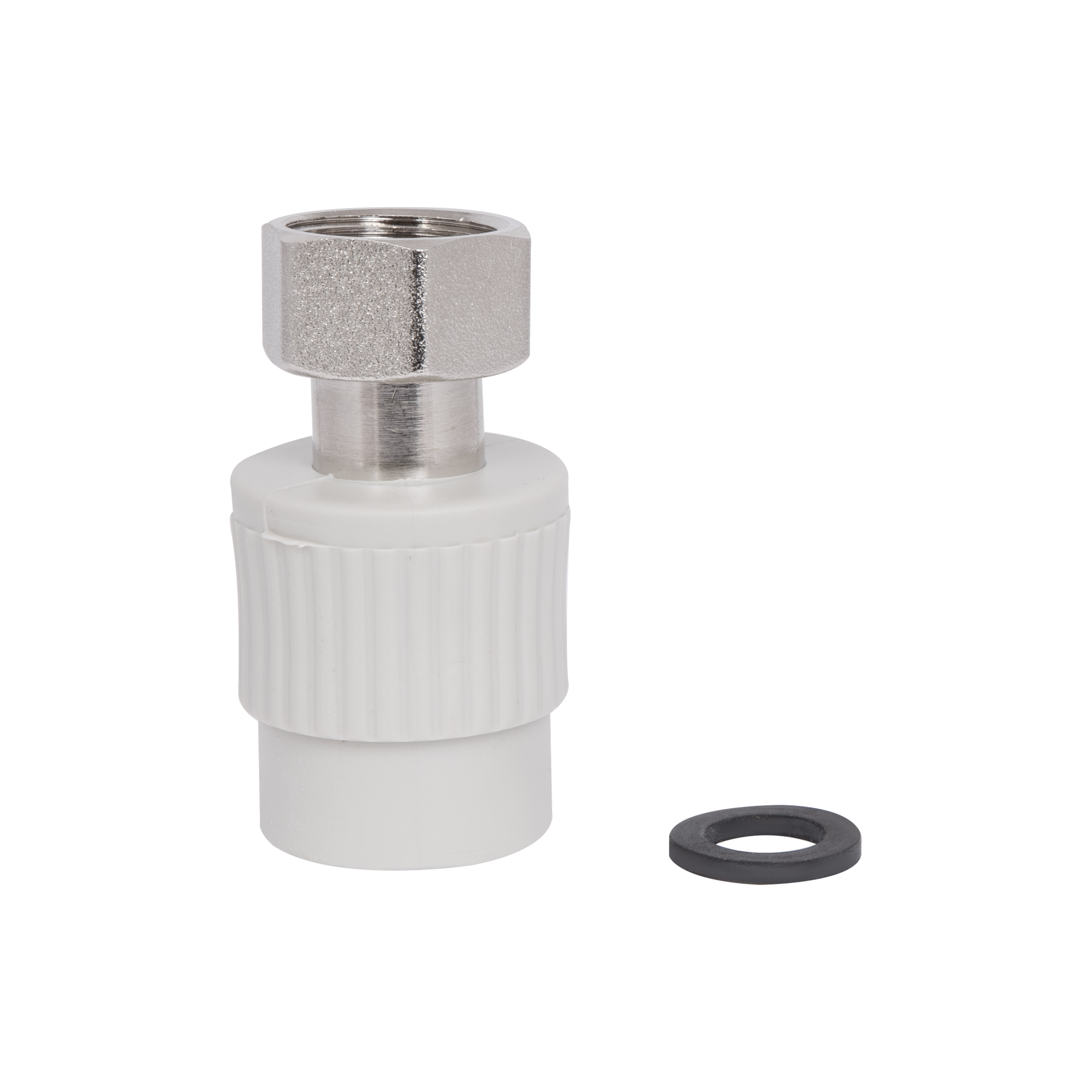 Муфта PPR Thermo Alliance з накидною гайкою 20х1/2"