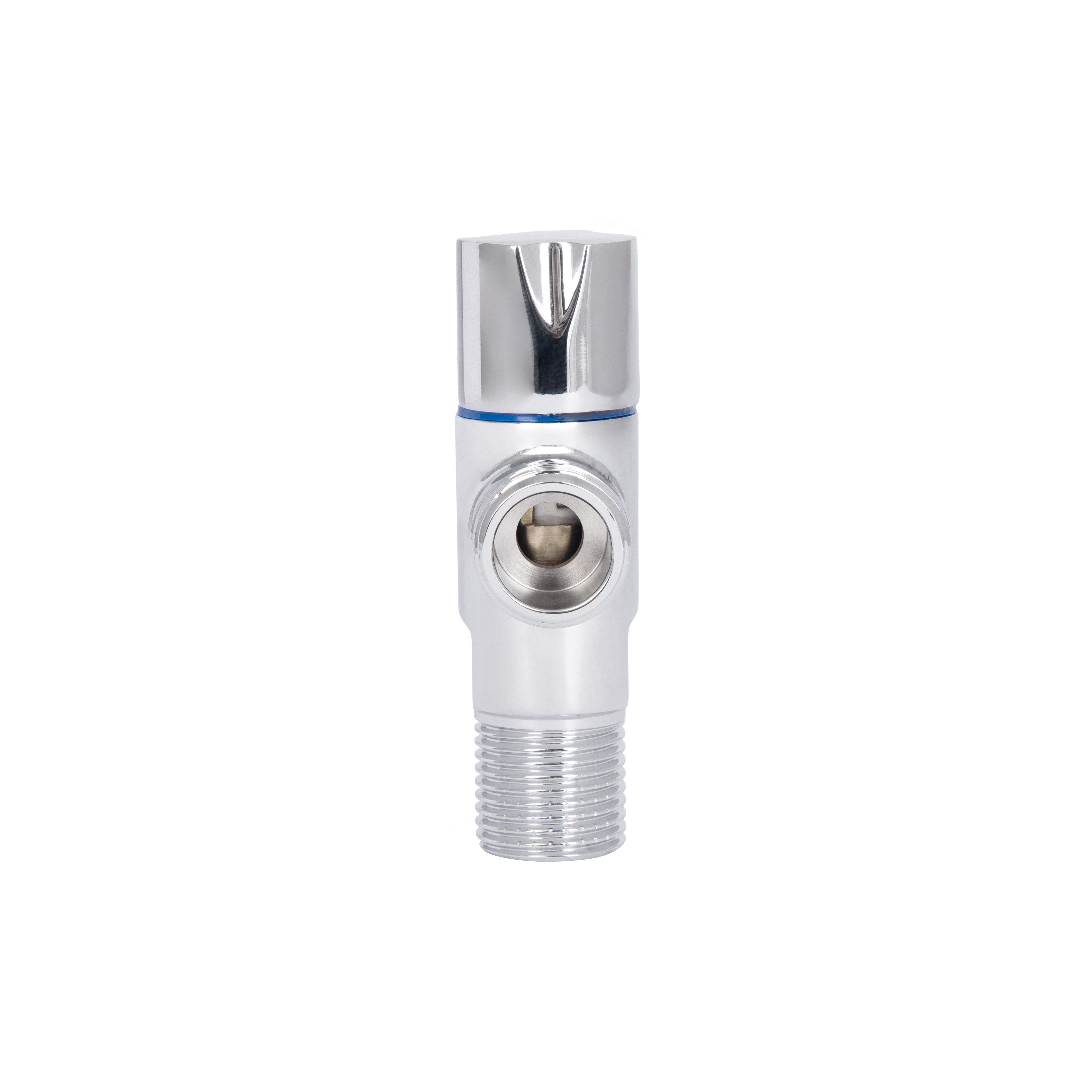 Кран кутовий Thermo Alliance Standart (ручка кругла) з керам.буксою 1/2"З х 1/2"З SF342W1515