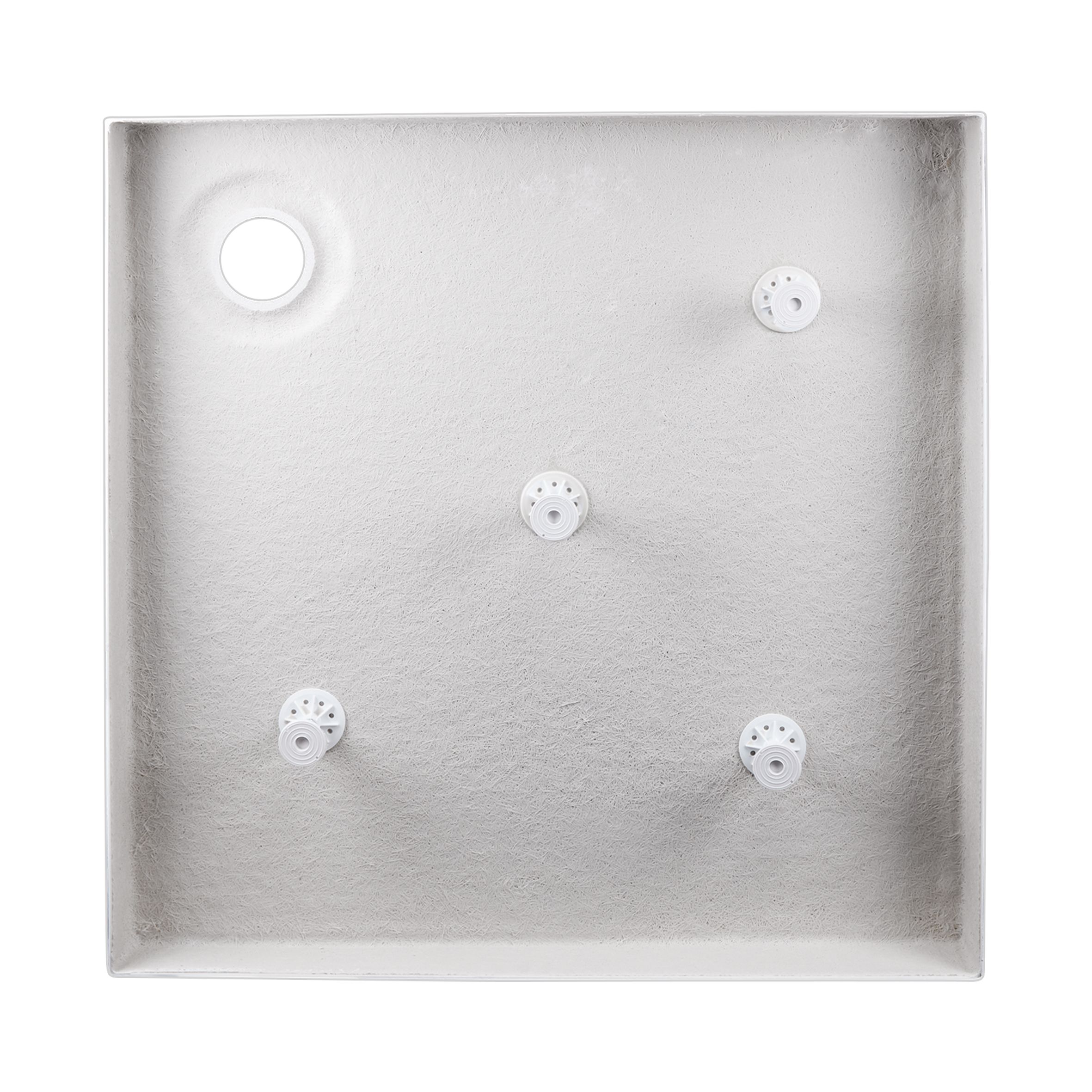 Душевой поддон Qtap Tern 309912W 90x90x12 см + сифон