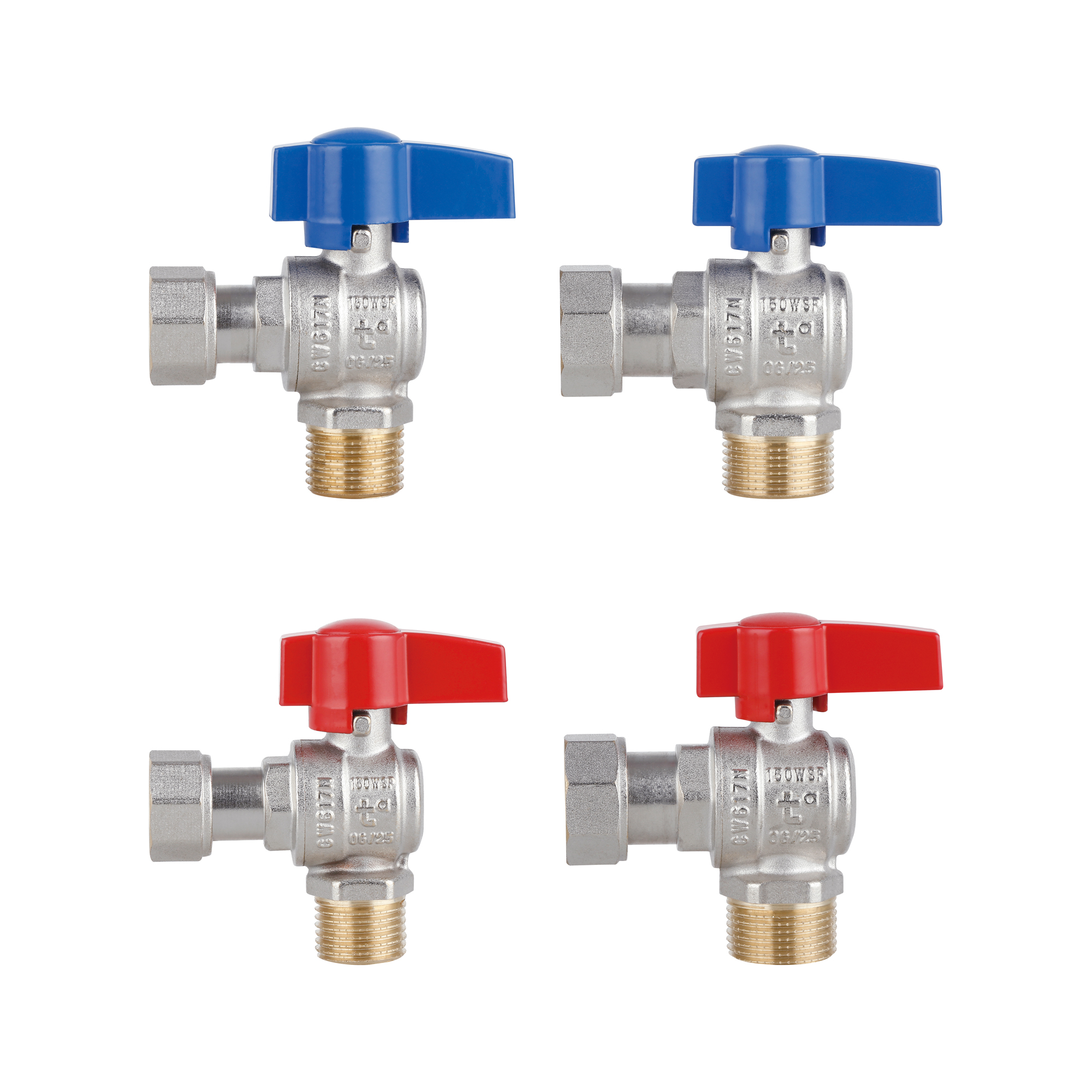 Комплект кутовий кранів Thermo Alliance Standart 1/2"ВН -3/4"ВН з накидною гайкою для підключення котла TAS225RBW1520