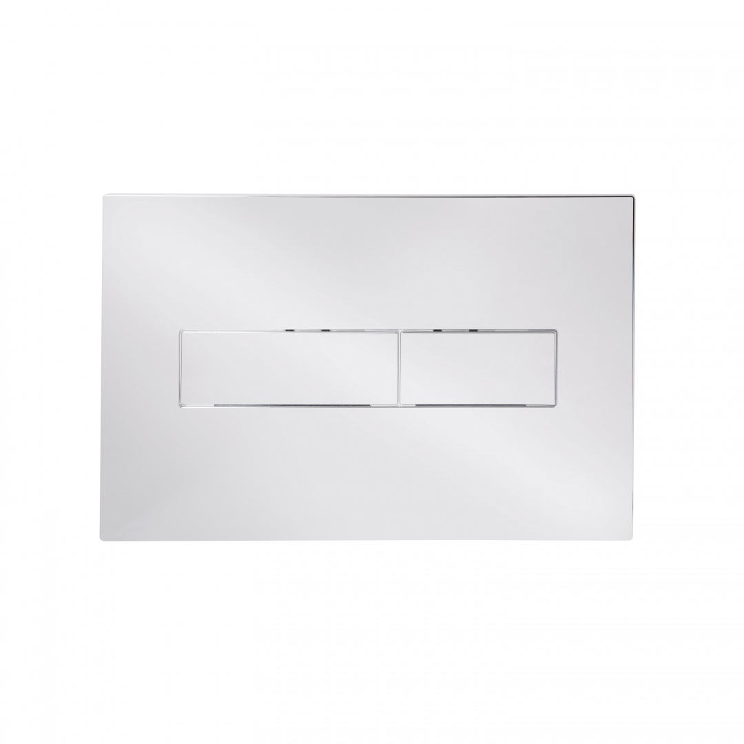 Клавіша змиву Qtap Standard 152x236x28 мм, Chrome, лінійна QTSTD164CRM49472