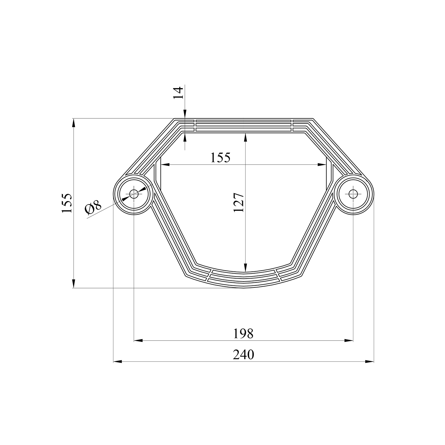 Прокладка для унітаза Rozma "Корал"