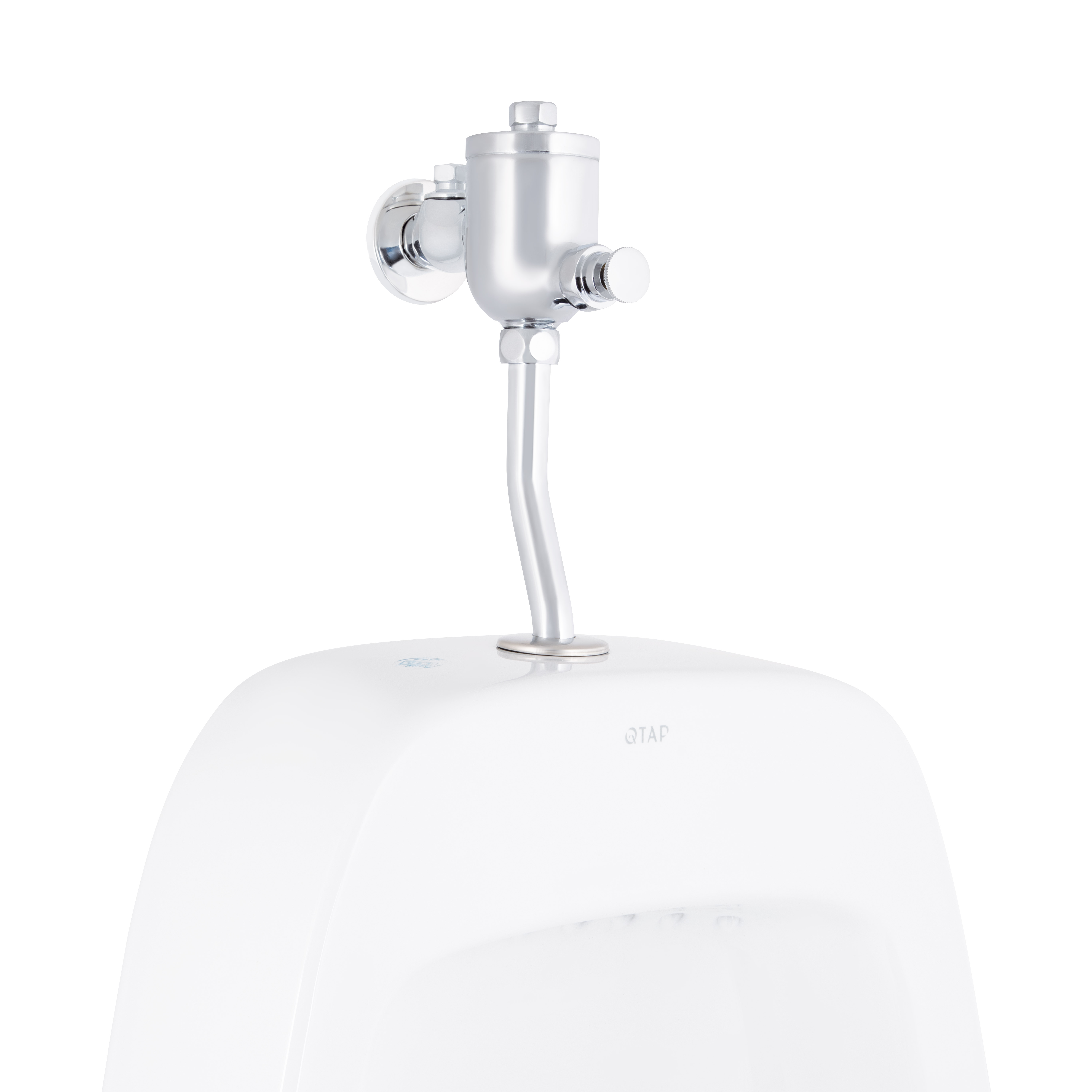 Пісуар підвісний Qtap Crow з краном-дозатором 360x285x675 White QT0588112HW