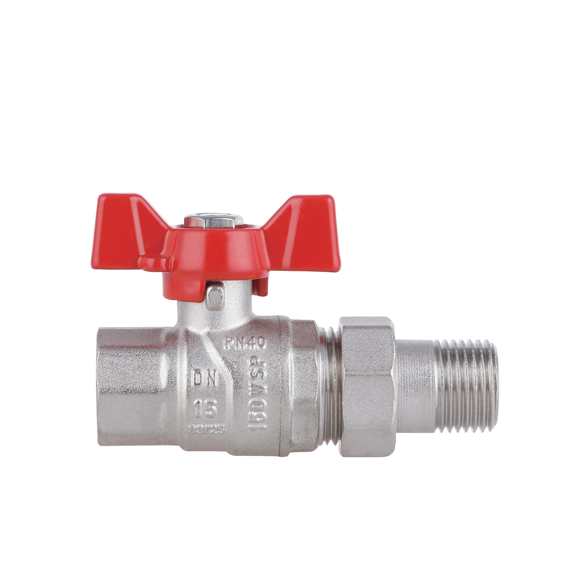 Кран кульовий "Американка" Thermo Alliance Forte 1/2" прямий SF220W15