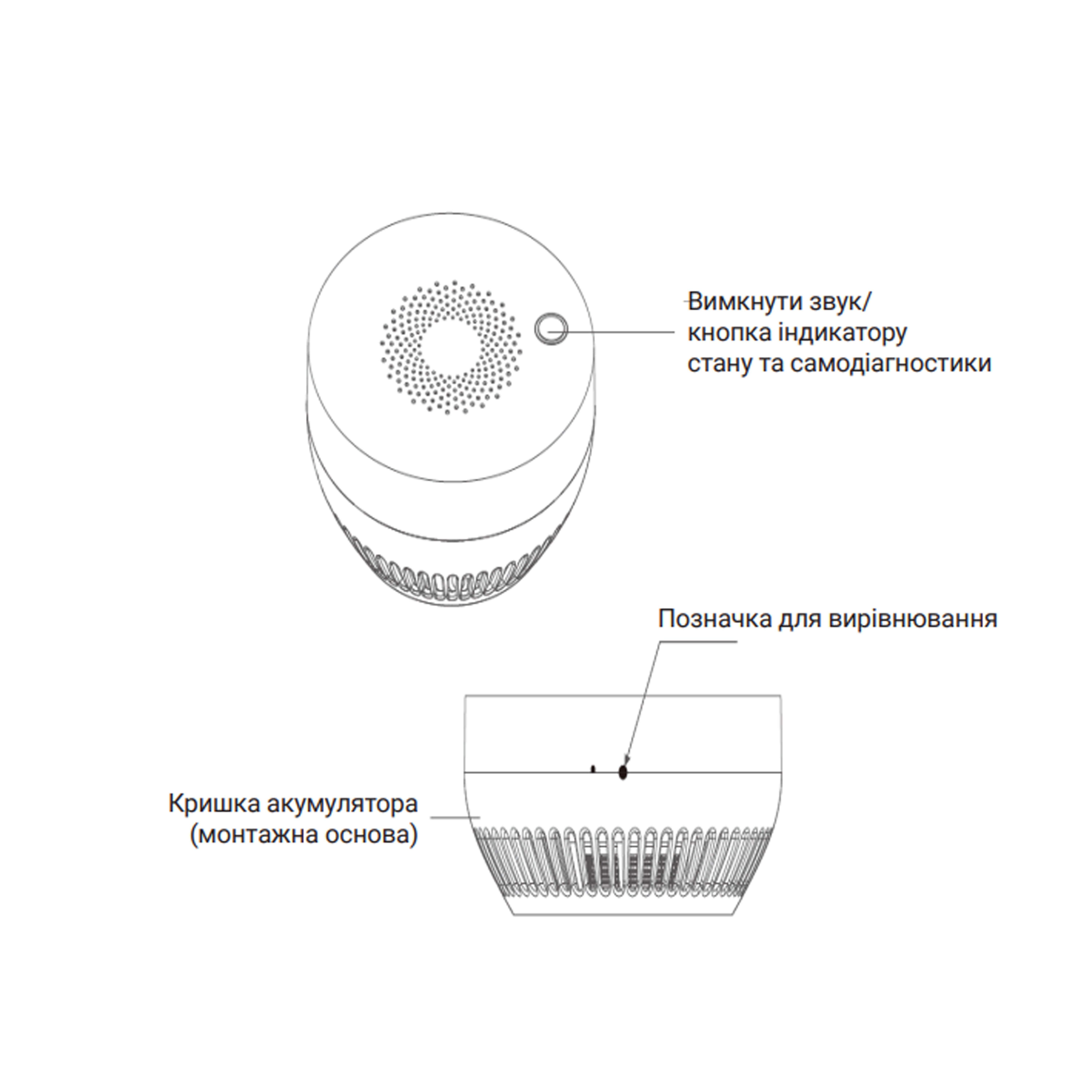 ZigBee Бездротовий датчик диму ZB-ZSA