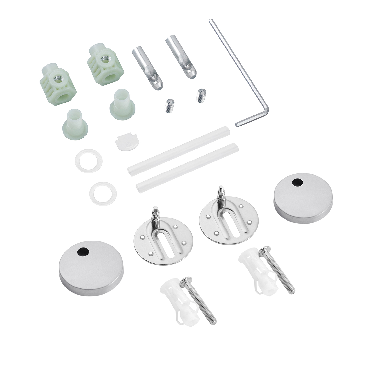 Комплект 4 в 1: Інсталяція GROHE Solido 3 в 1 3884966Q + Унітаз безобідковий Kroner Harz WHI483632 TORNADO з сидінням Slim Duroplast / Soft-close / Quick relase KH483632WHIT (3884966KH483632)