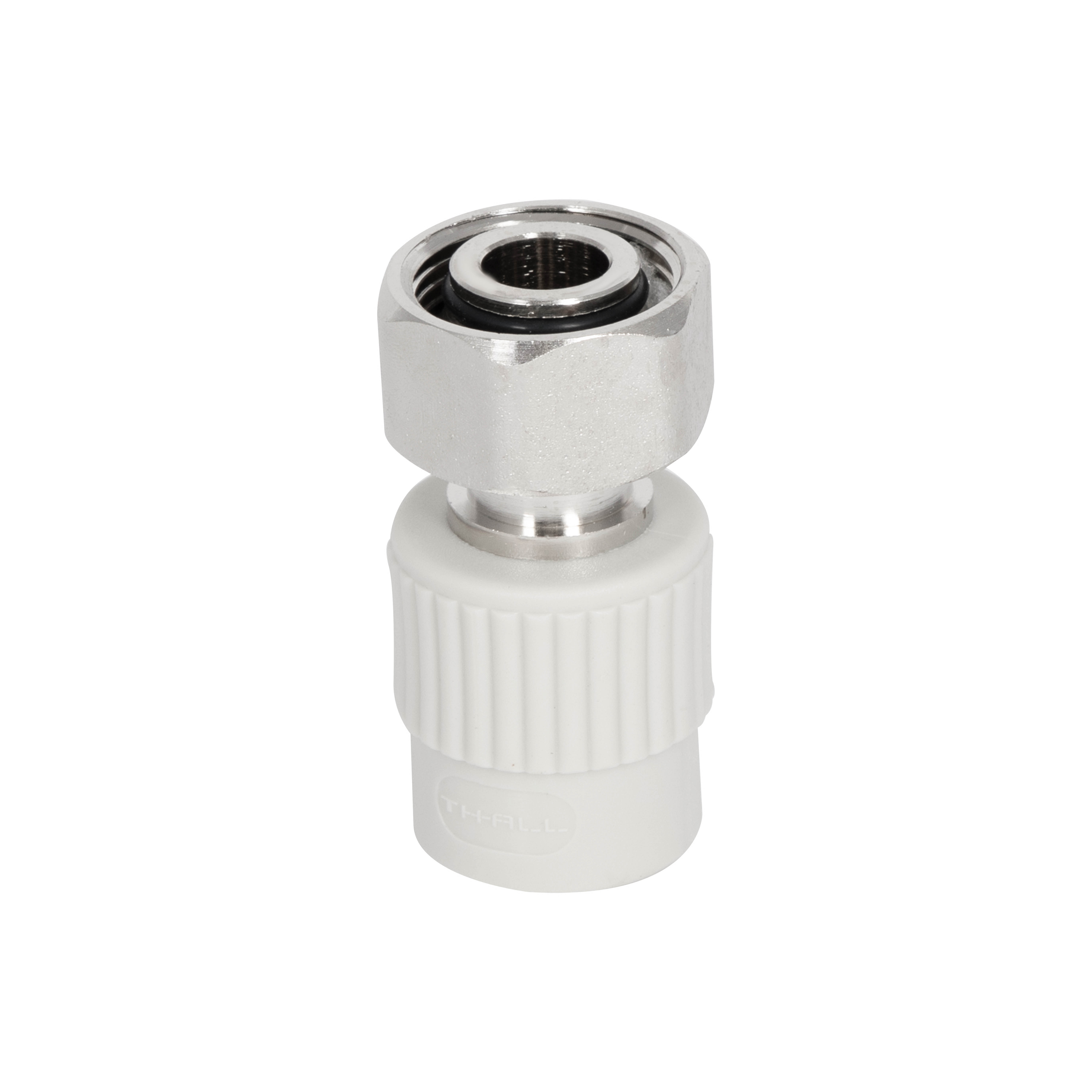 Муфта під Євроконус PPR із накидною гайкою Thermo Alliance 20х3/4" ВР з латунним штоком