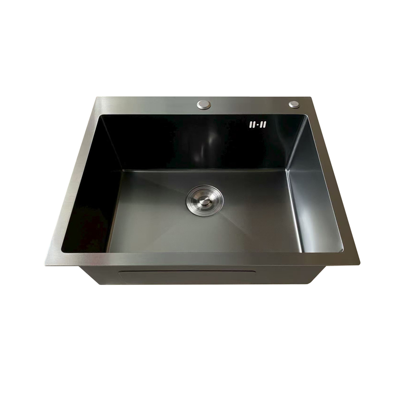 Мийка з нерж. сталі MIXXUS MH5843 MICRO DECOR GRAPHITE (3.0/0.8) (колір графіт) (MI8217)