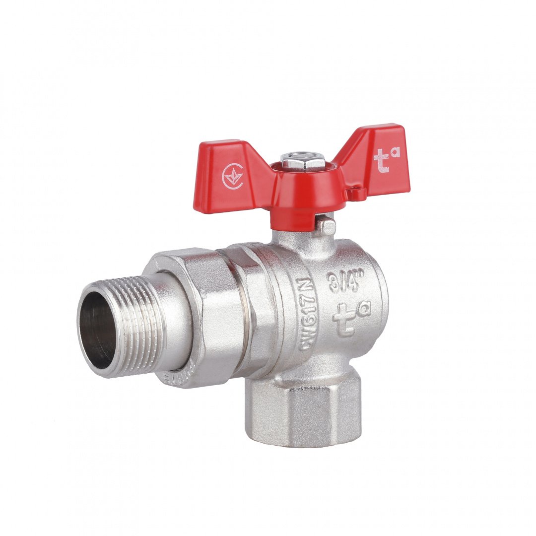Кран кульовий «Американка» Thermo Alliance Forte 3/4" кутовий SF221W20