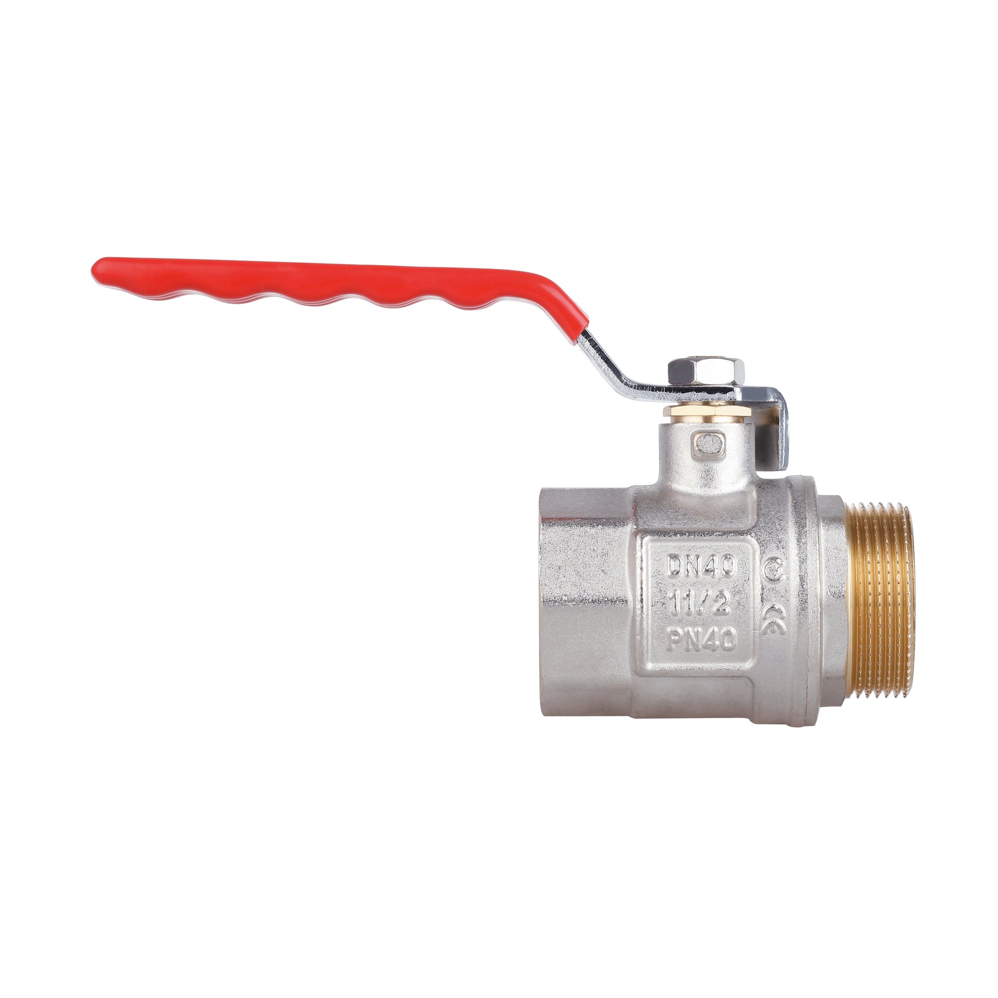 Кран кульовий Thermo Alliance Standart 1" 1/2 ВЗ для води (важіль) SD605NW40PN40