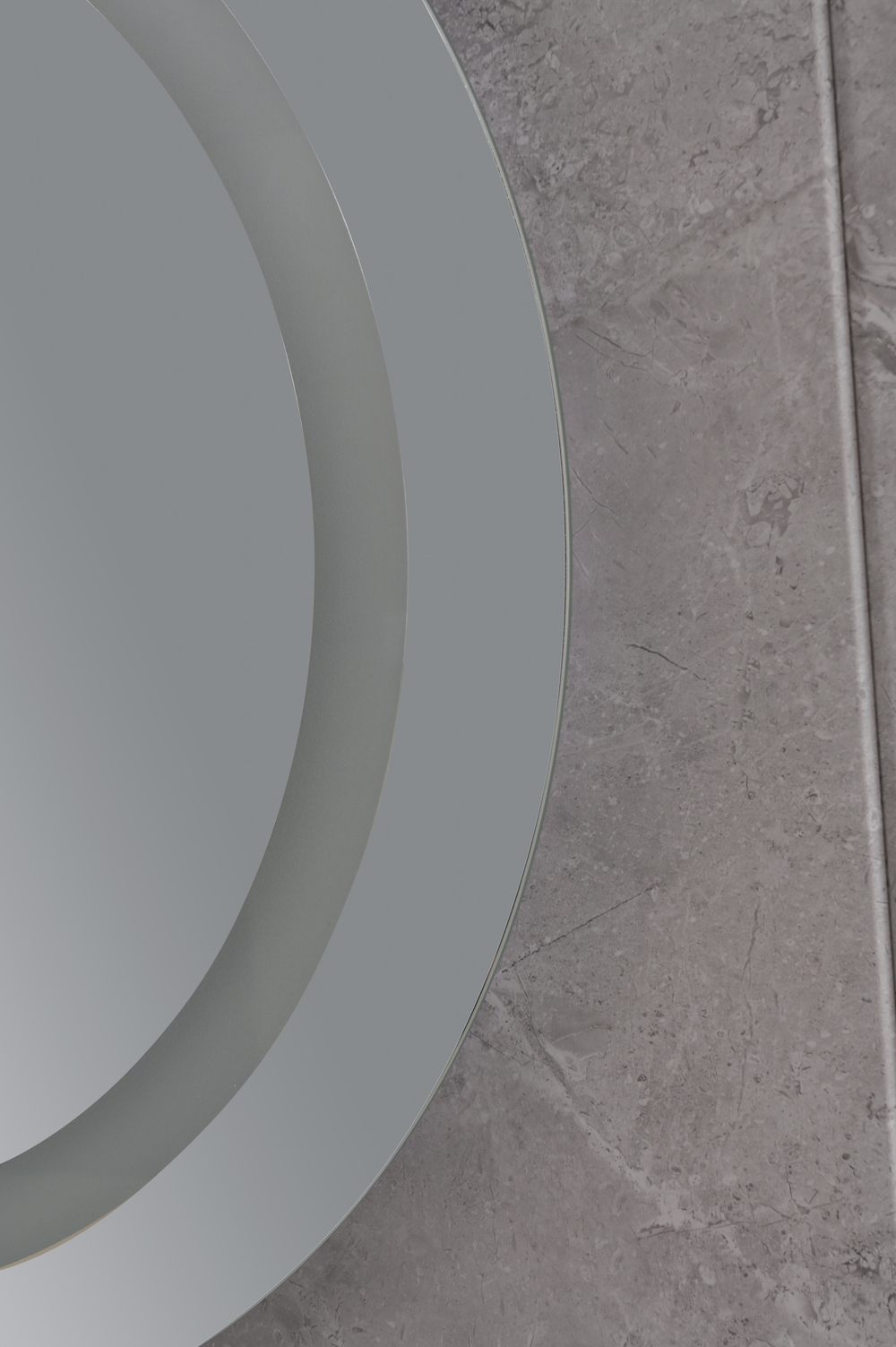 Дзеркало MIXXUS PLAIN MC02-80-CASE з LED Touch, Anti-fog, димером, рег. яскравості, годинником (MI7158)