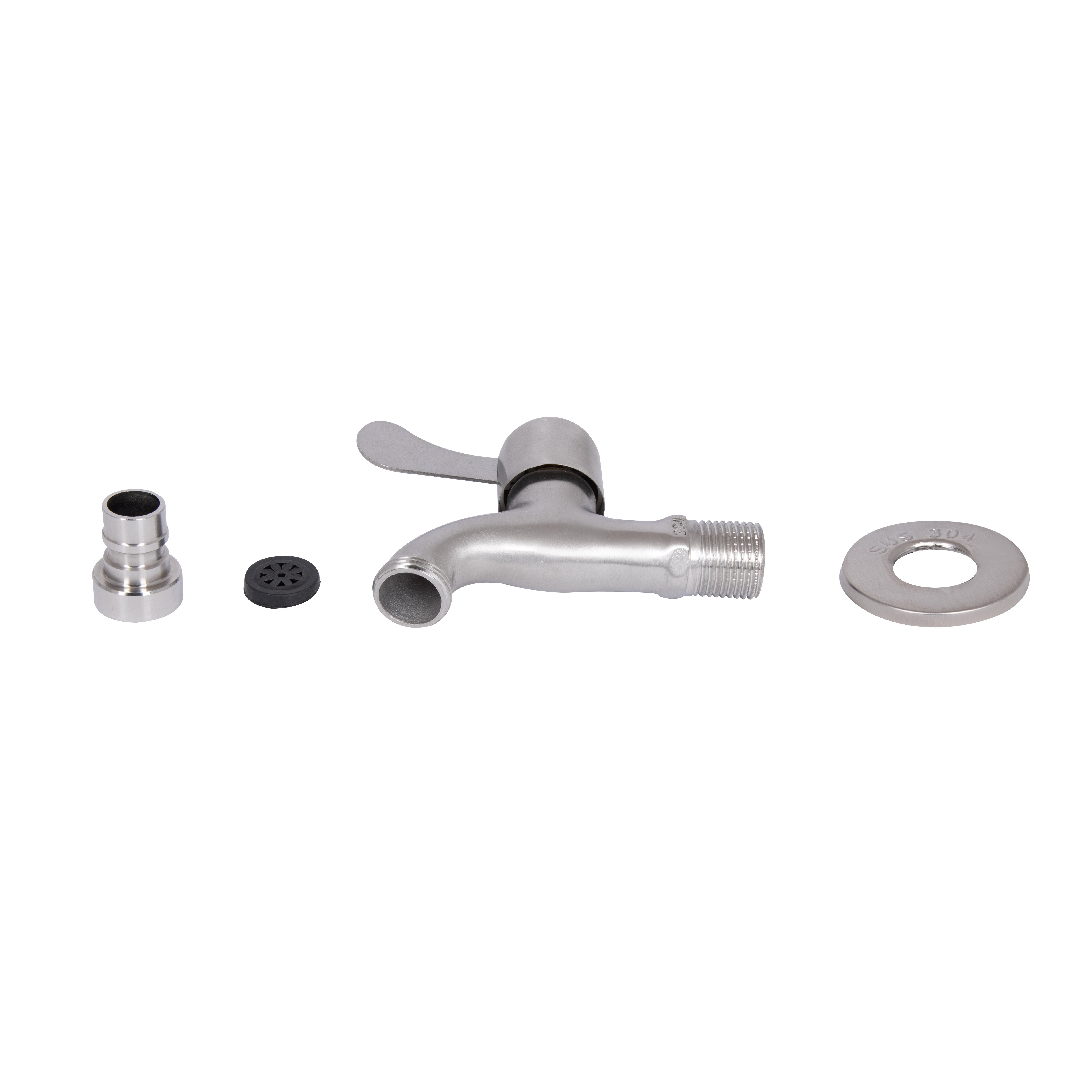 Кран кульовий для поливу Thermo Alliance Standart 1/2" нерж. TAS348W15SS