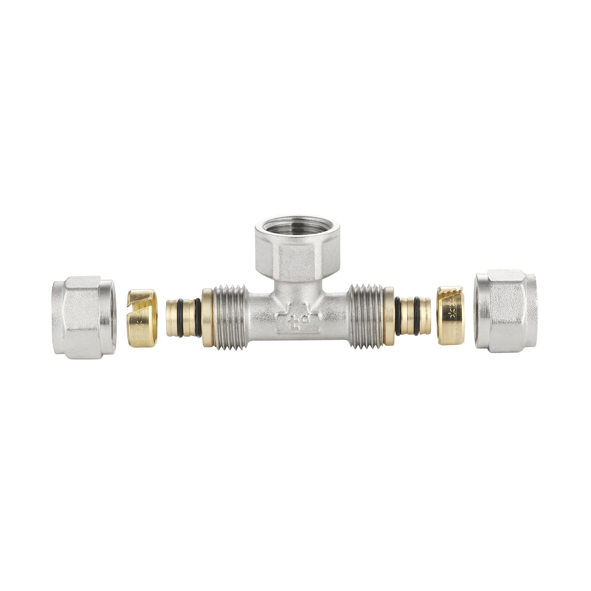 Тройник обтискний Thermo Alliance Forte 16х1/2"х16 ВР SF177W161516