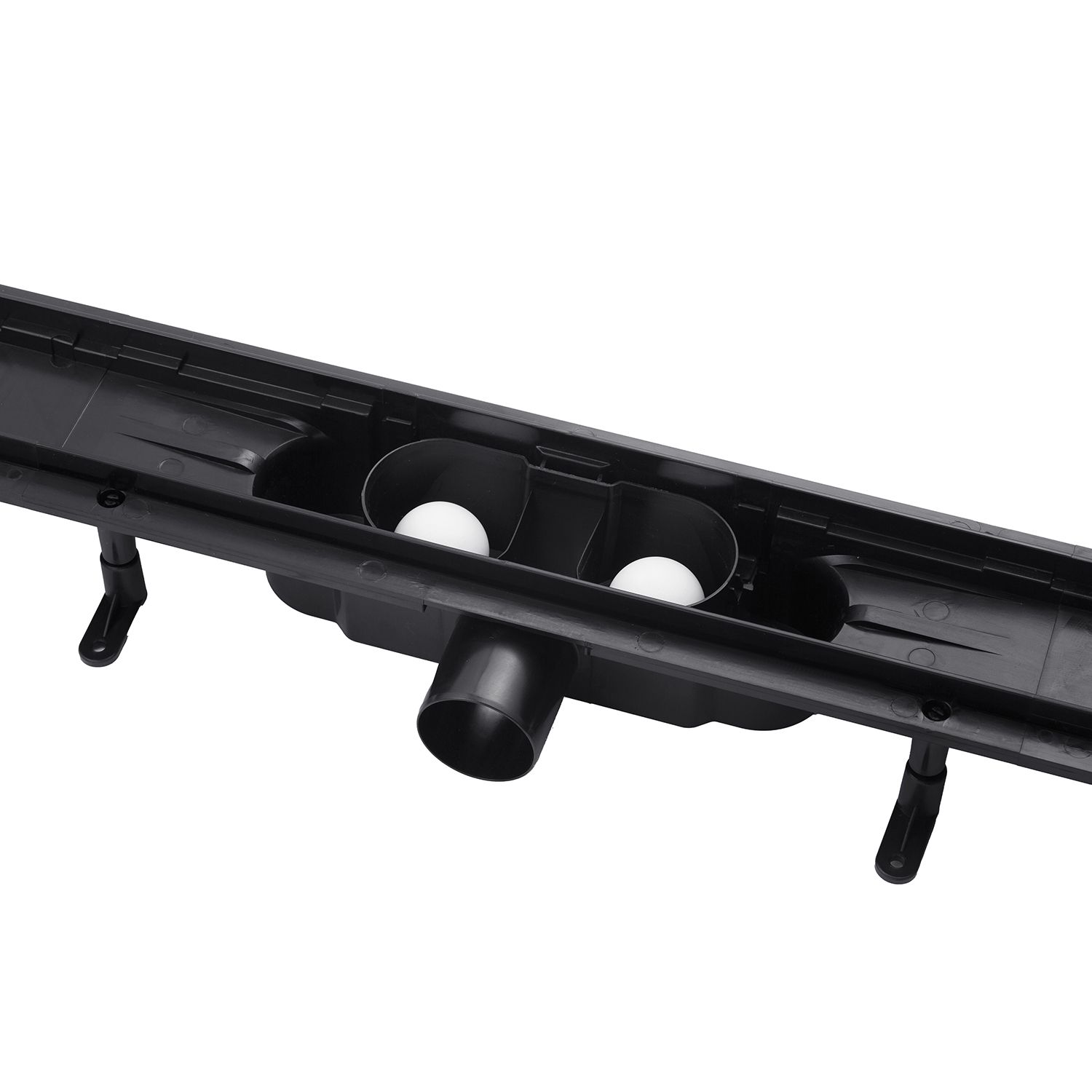 Трап лінійний Kroner KRP Harz SCH60 Sektion Schwarz