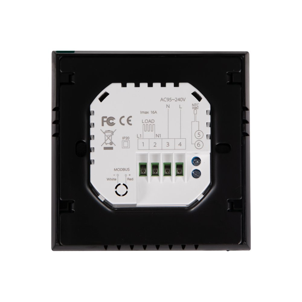 Thermo Alliance Провiдний тижневий термостат(16A+NTC) з WiFi BHT-3000-GBLW