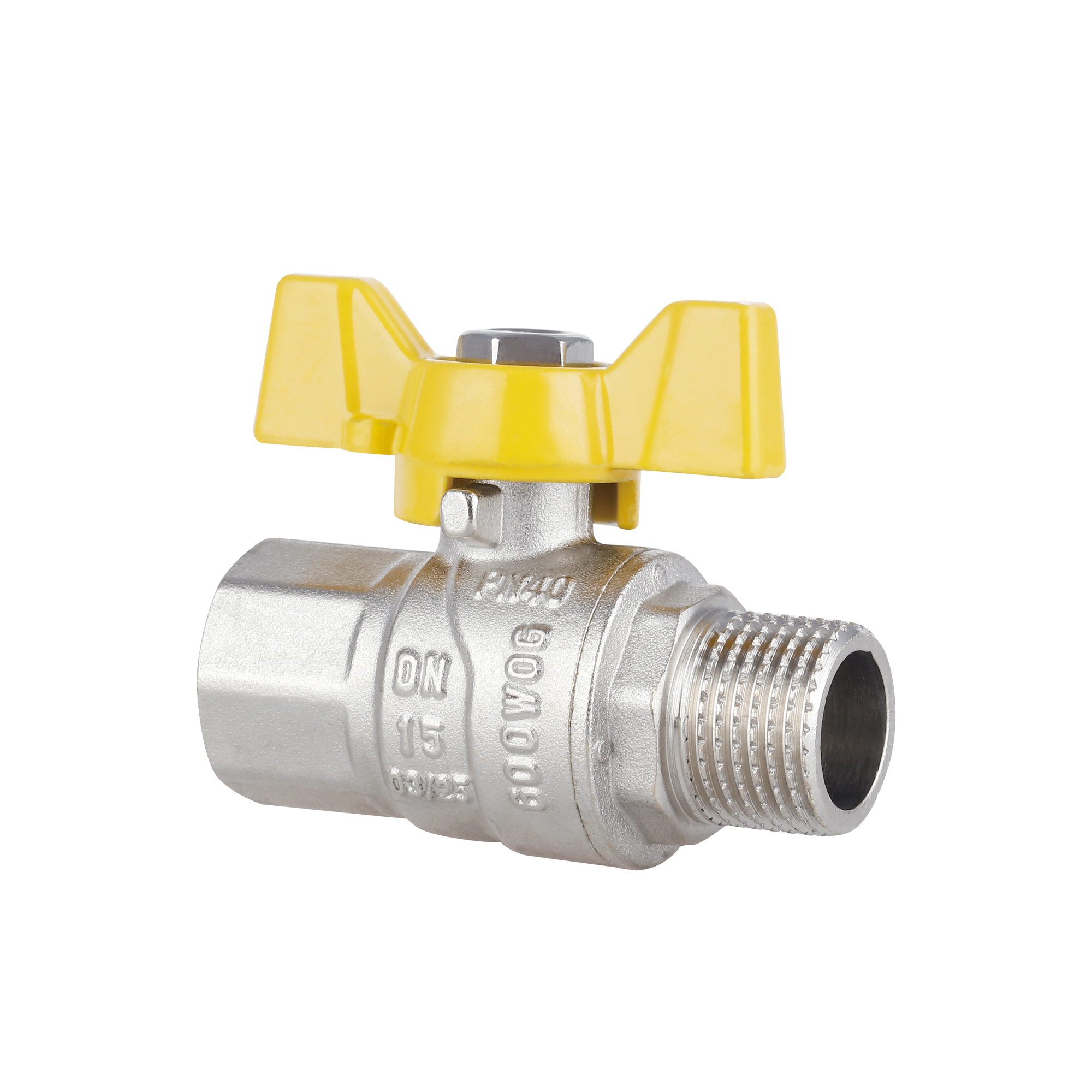 Кран кульовий Thermo Alliance Forte 1/2" ВЗ для газа (метелик) SF607G15