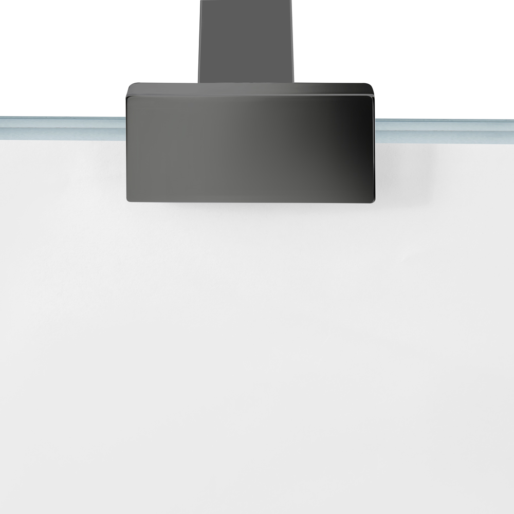Душова перегородка Qtap Walk-In Standard BLM209.C8 90х200 см, скло Clear 8 мм, покриття CalcLess