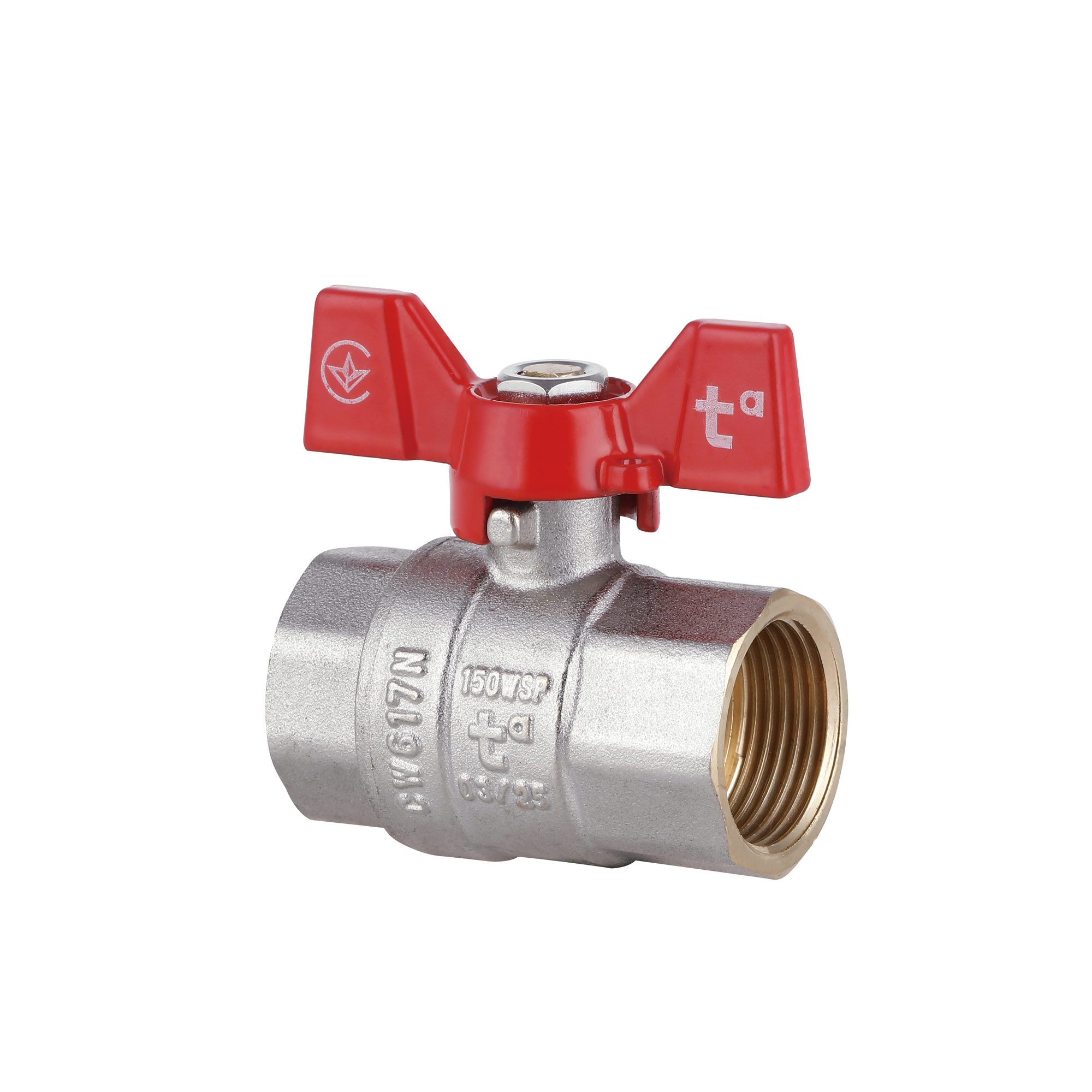 Кран кульовий Thermo Alliance Standart 3/4" ВР для води (метелик) SD602NW20PN40