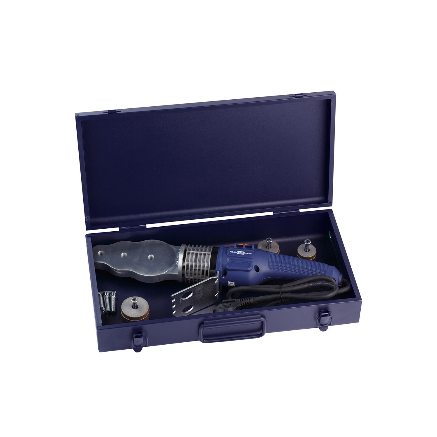 Паяльник для труб PPR Bergerr Prof B12 кейс із насадками 20-32 мм (900W)