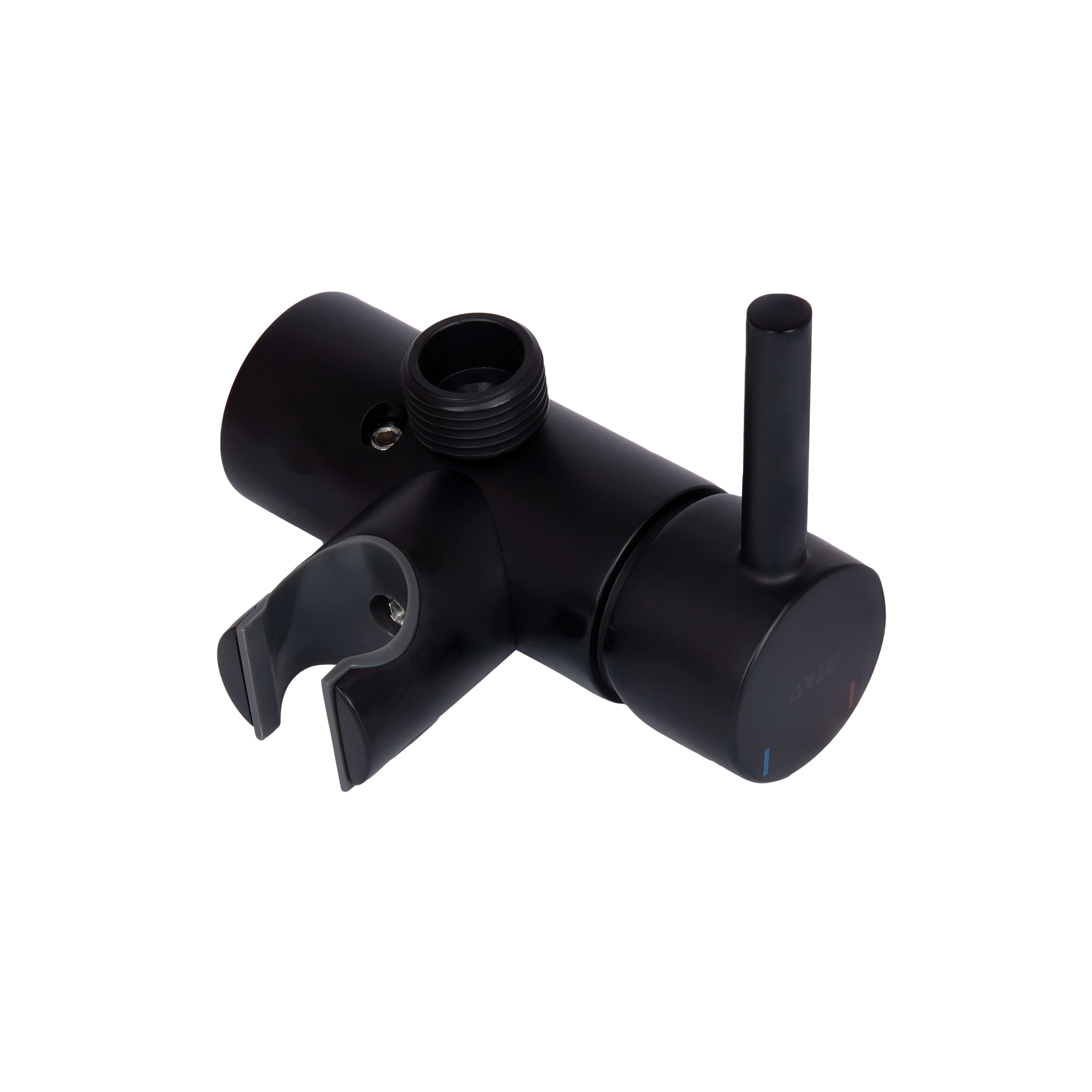 Набор для гігієнічного душу Qtap Inspai-Varius округлий QTINSVARBСRV00440001 Black Matt