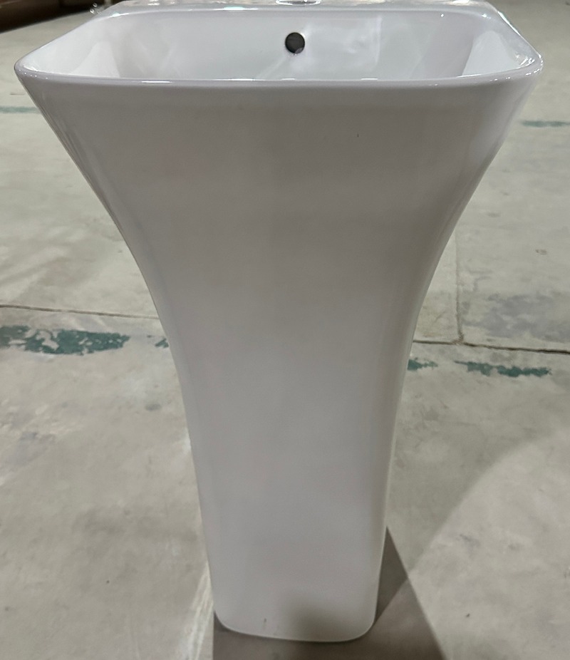 Раковина моноблок MIXXUS BEVEL-1101 450х435х830mm (отвір під змішувач, перелив) (MI6697)