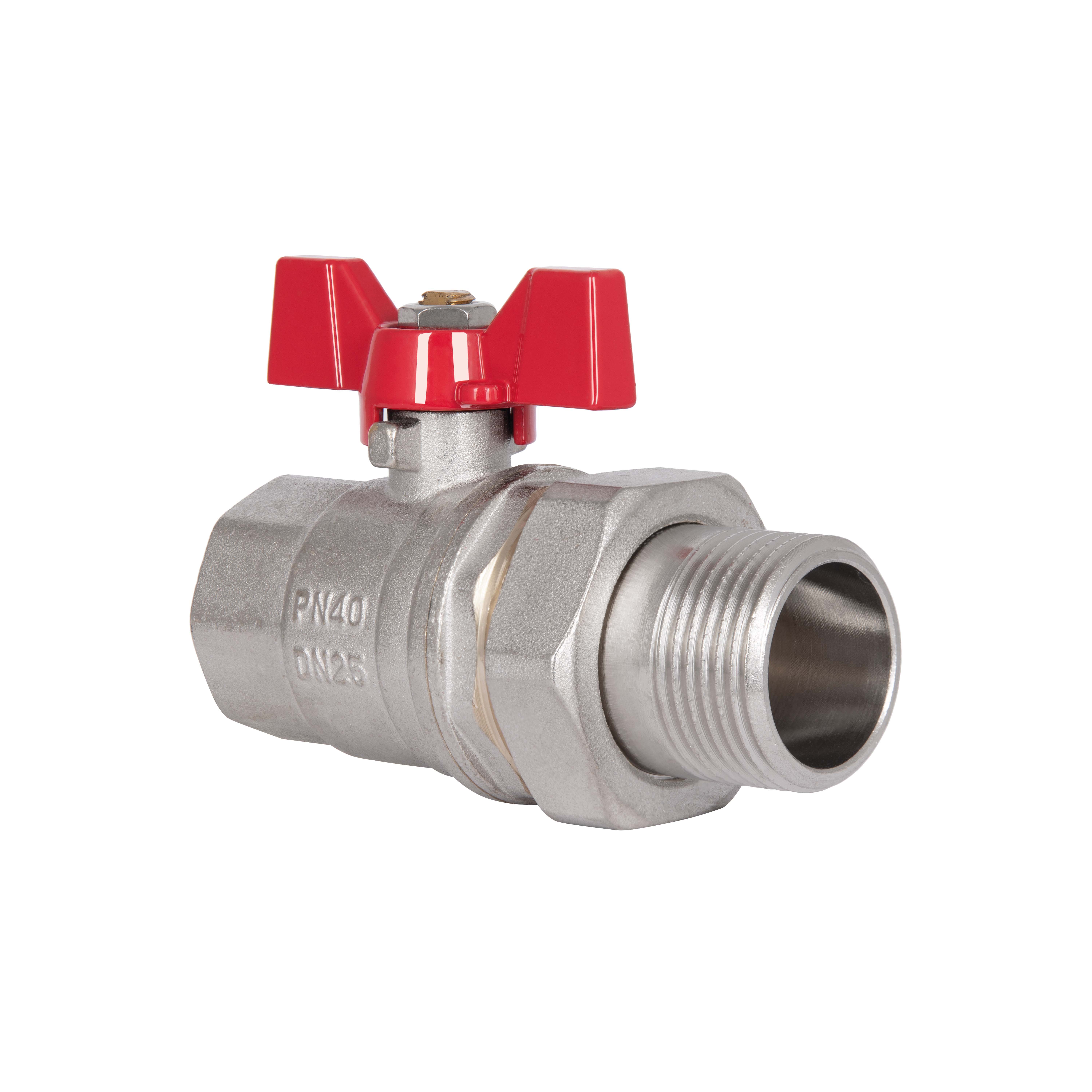 Кран кульовий "Американка" Thermo Alliance Standart 1" ВЗ прямий SD220W25
