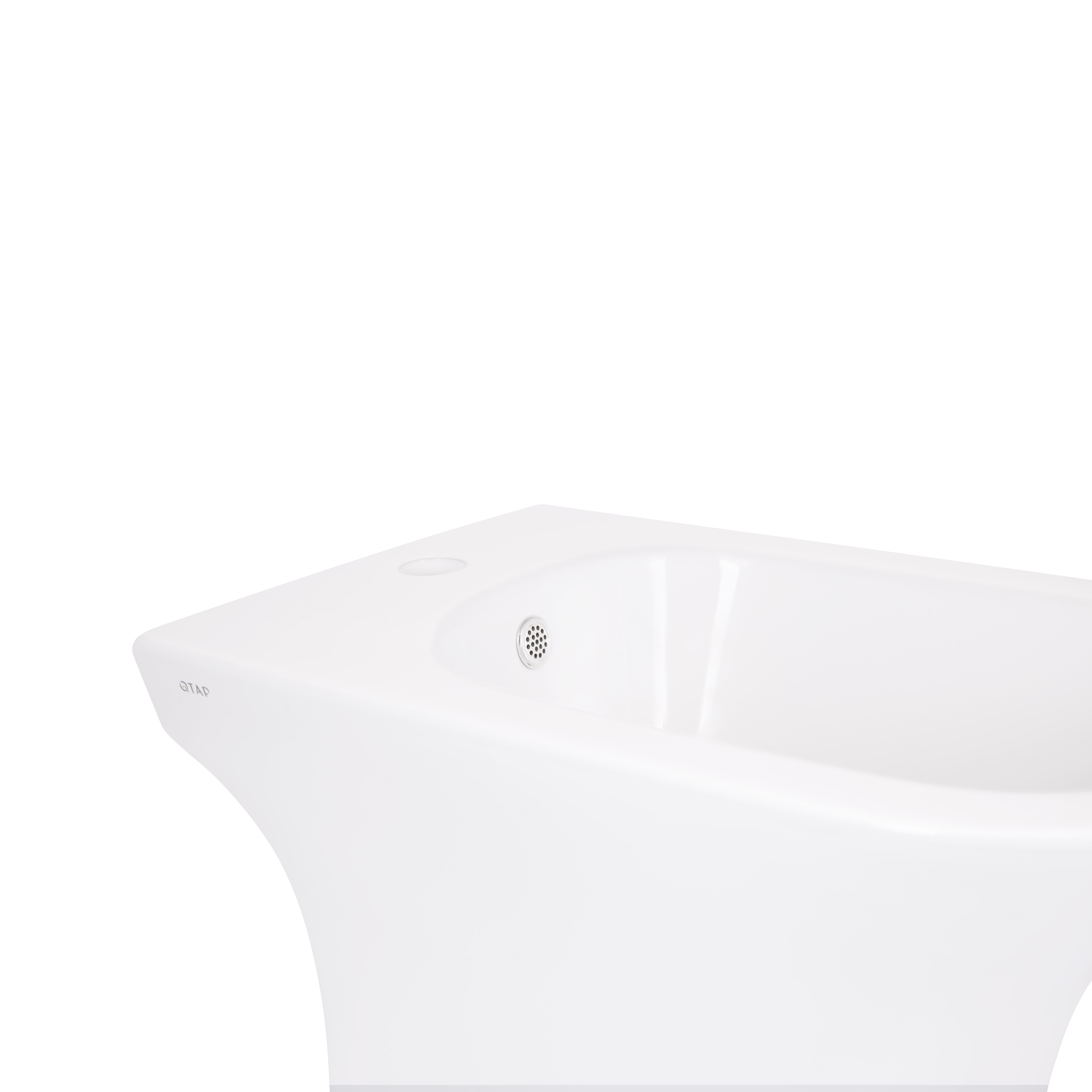Біде підлогове Qtap Presto Quadro 540×340×400 мм, White QTPRE29W49124