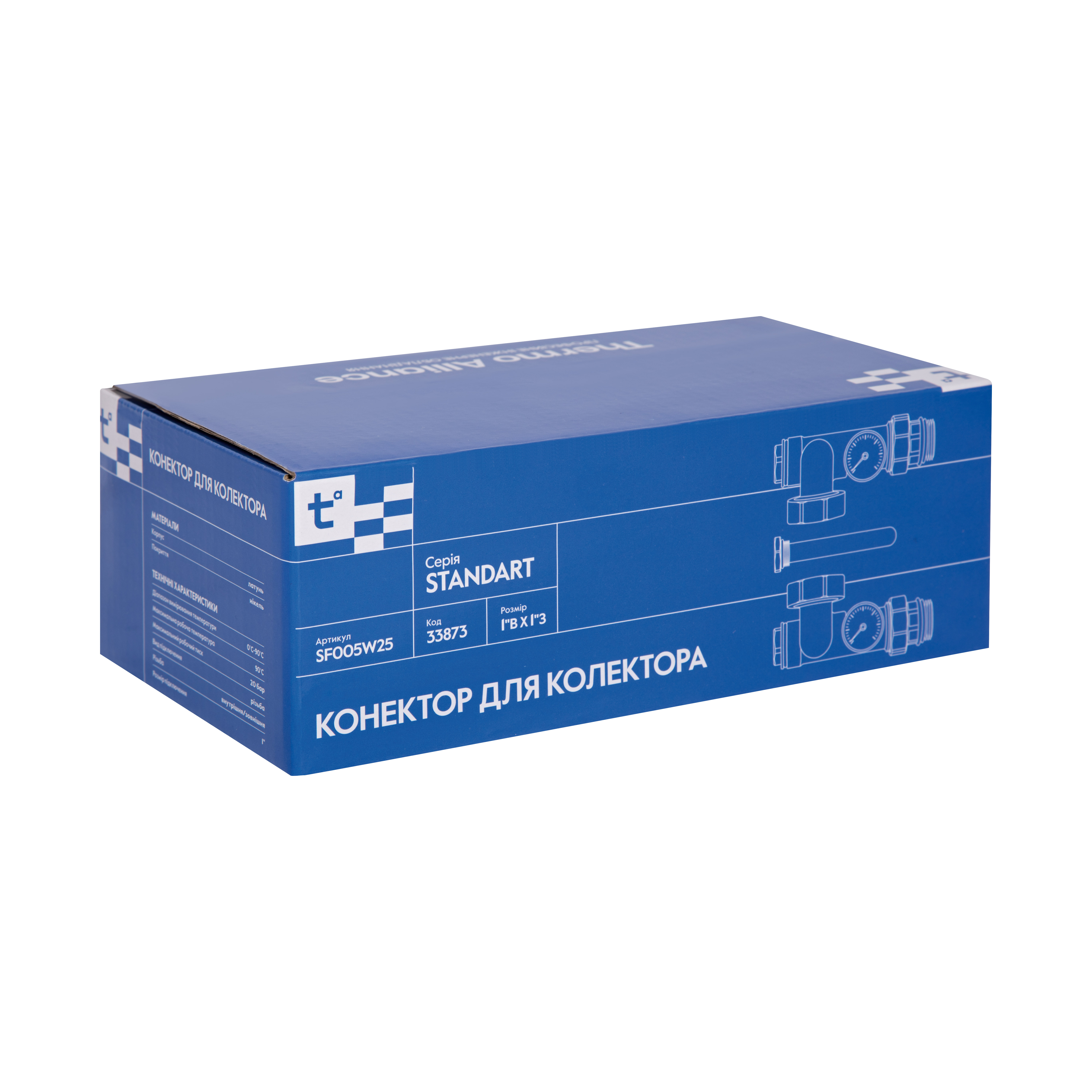 Конектор для колектора Thermo Alliance Standart 1" SF005W25
