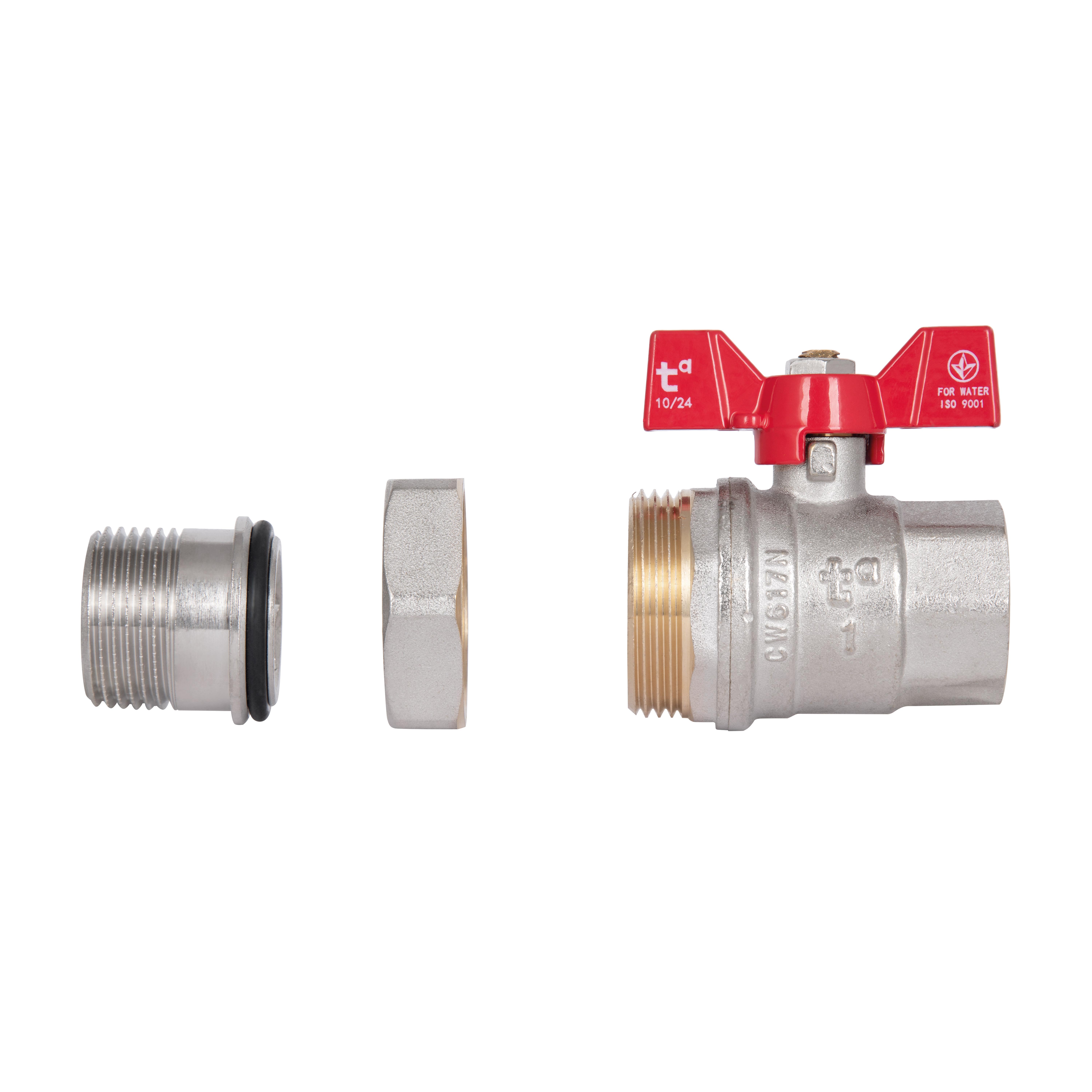 Кран кульовий "Американка" Thermo Alliance Standart 1" ВЗ прямий SD220W25