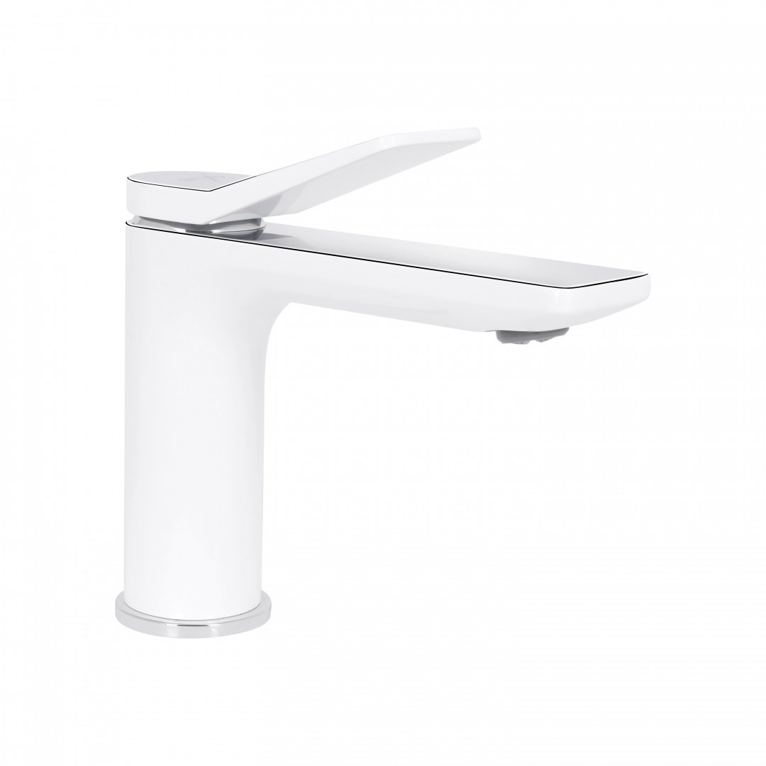 Змішувач для раковини Qtap Presto QTPRE270CRW45576 Chrome/White