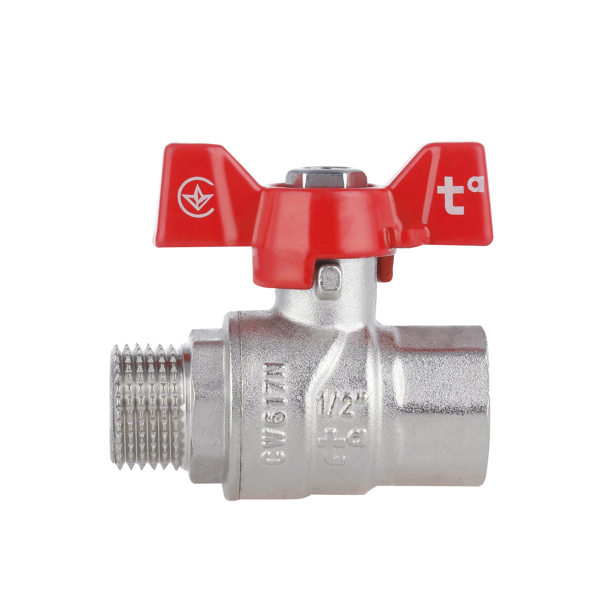 Кран кульовий Thermo Alliance Forte 1/2" ВЗ для води (метелик) SF607W15