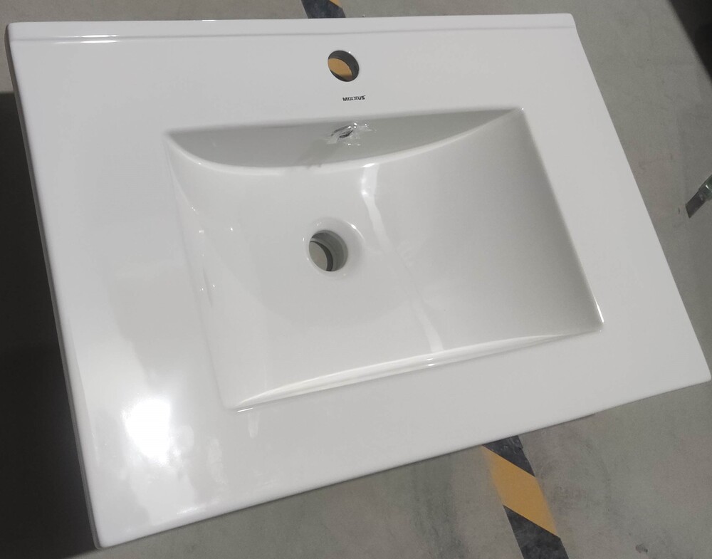 Раковина меблева MIXXUS PREMIUM CUBIC-1502 710х460х170mm (отвір під змішувач, перелив) (MP6496)